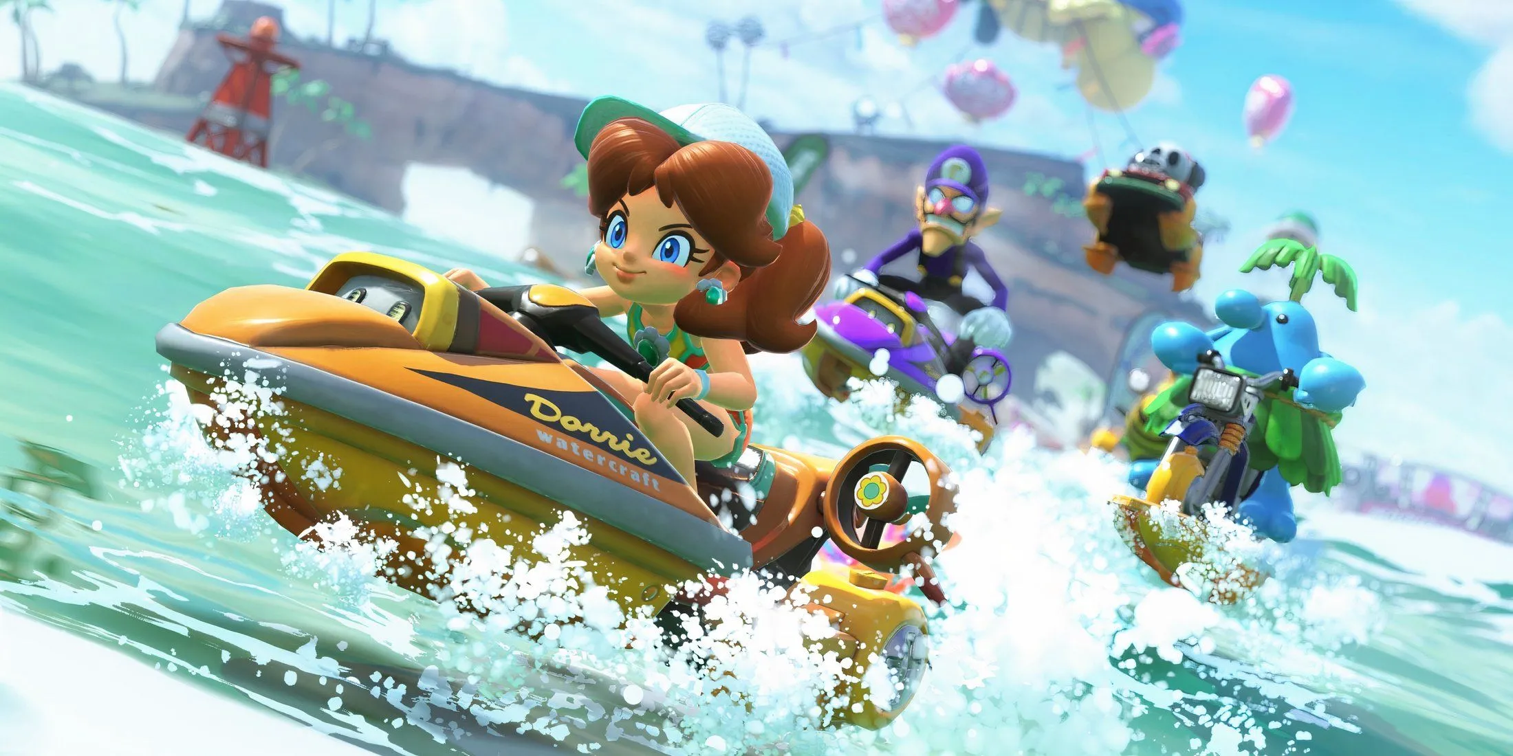 Nhân vật Daisy trong game Mario Kart World