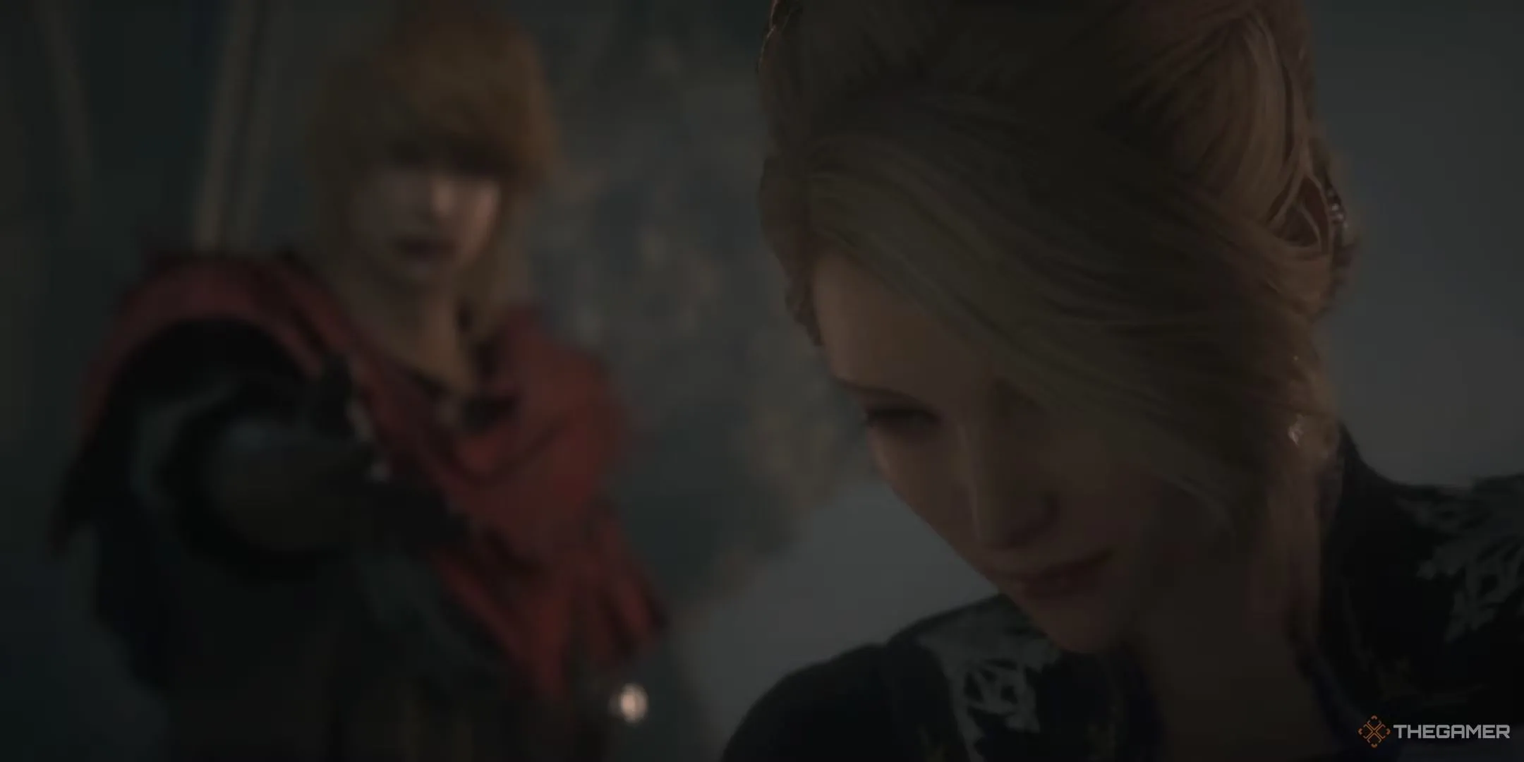 Anabella Rosfield và con trai Joshua trong Final Fantasy XVI, thể hiện một mối quan hệ mẹ con đầy bi kịch.