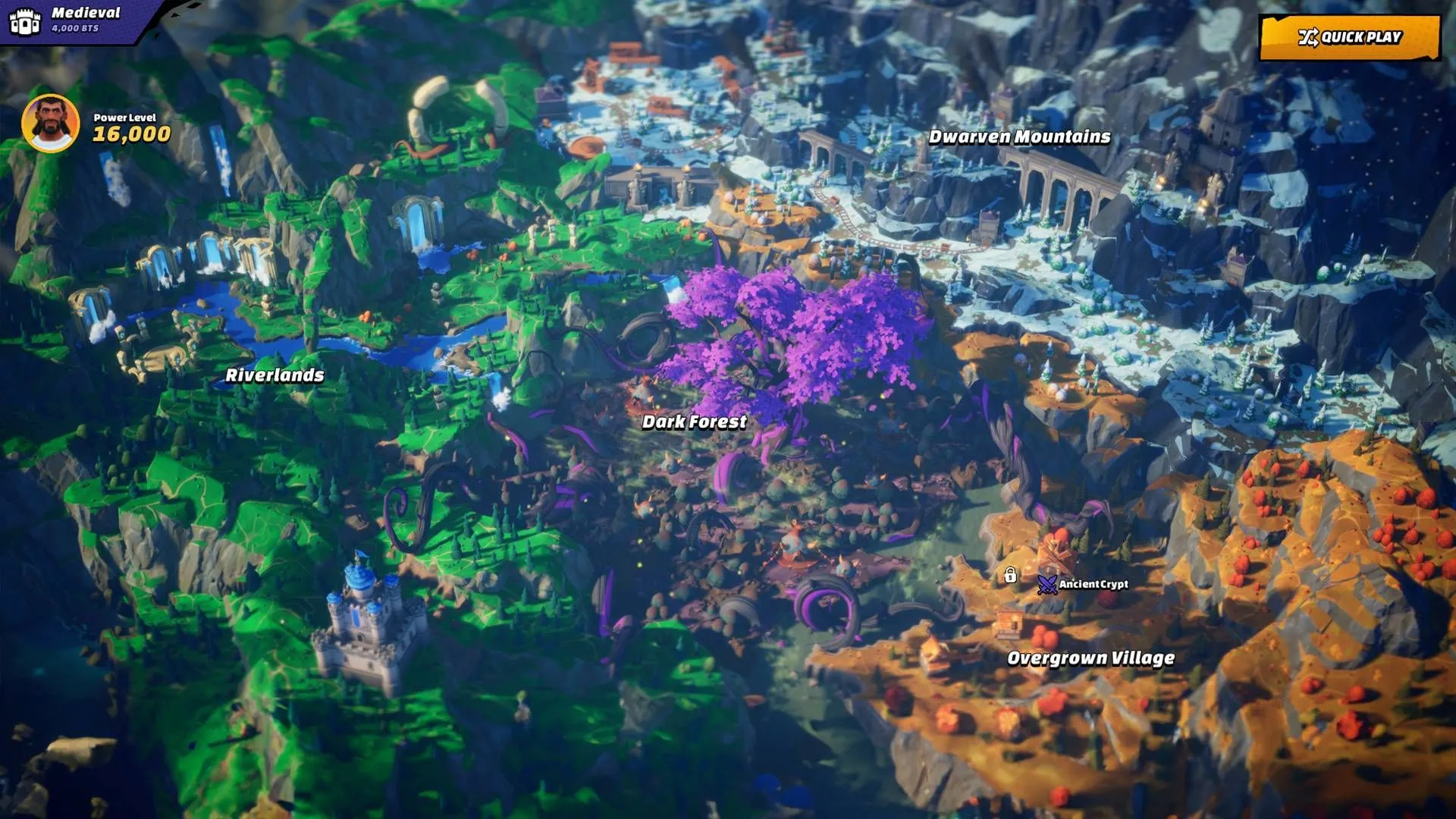 Bản đồ dungeon trong Out of Time với sương mù chiến tranh (tangle) và cơ chế xóa bỏ độc đáo cần sự phối hợp nhóm