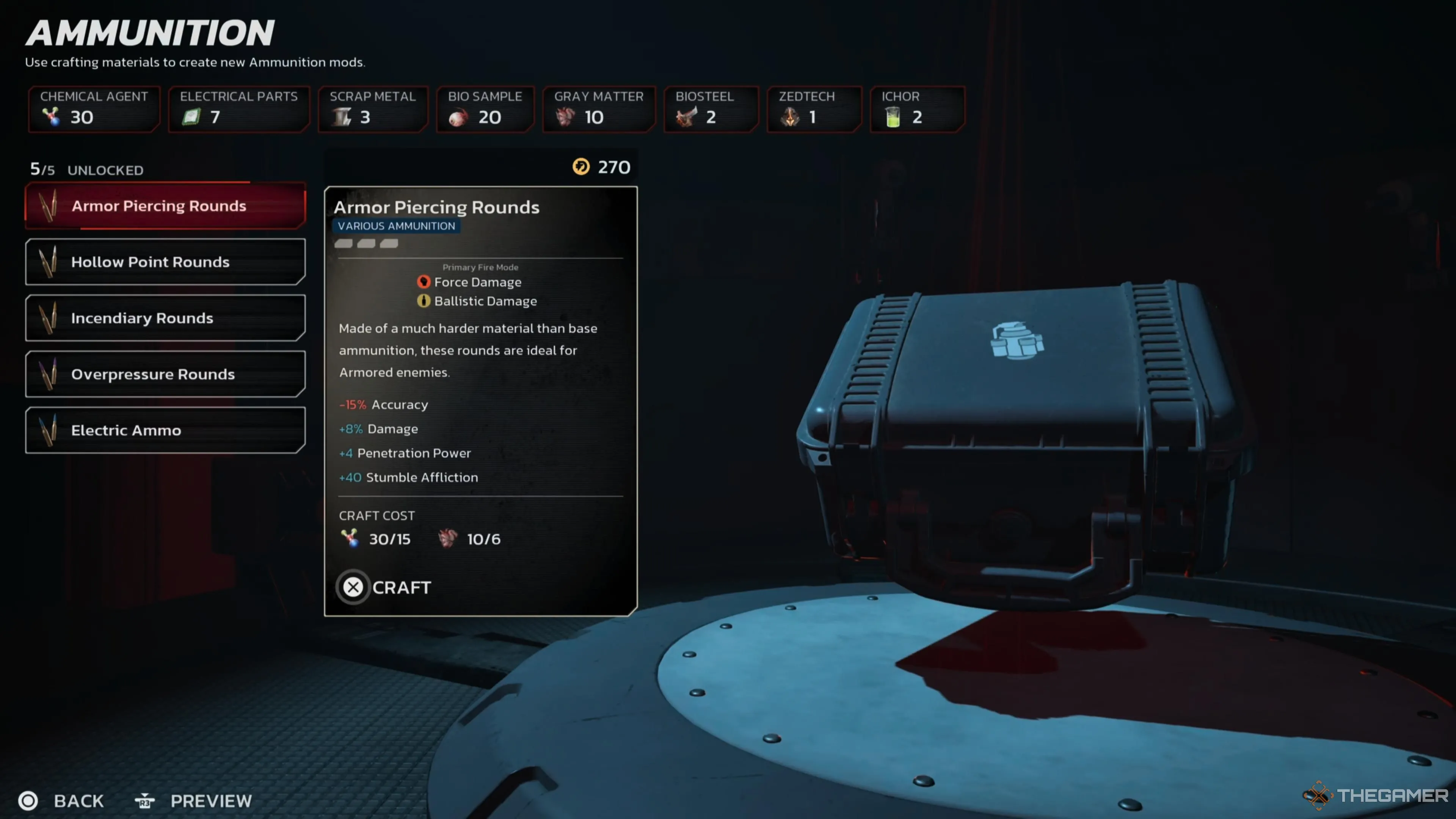 Bản mod đạn xuyên giáp (armor piercing rounds) được sử dụng trong Killing Floor 3