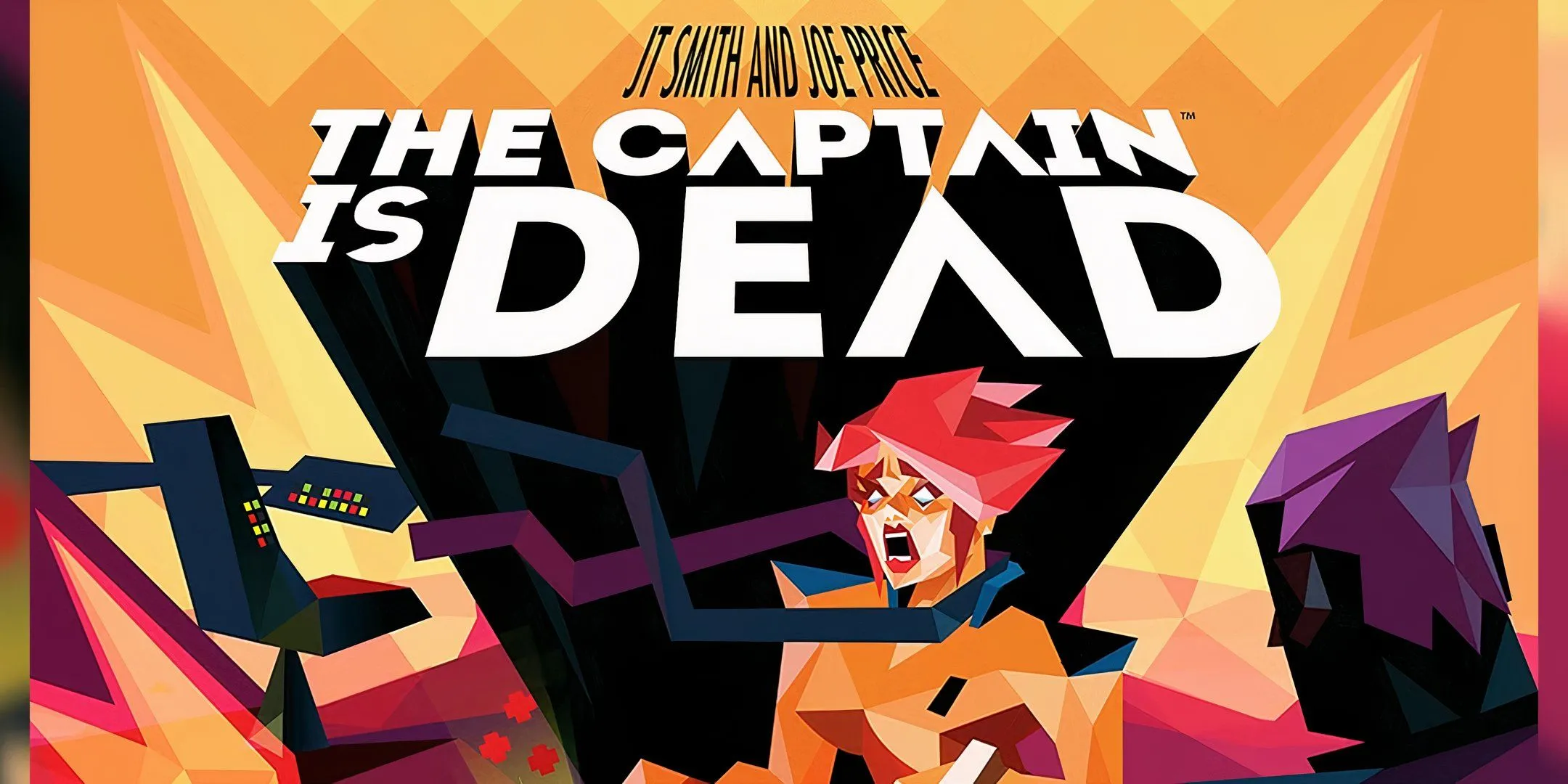 Bìa hộp game The Captain Is Dead, mô tả phi hành đoàn cố gắng sinh tồn trên tàu vũ trụ