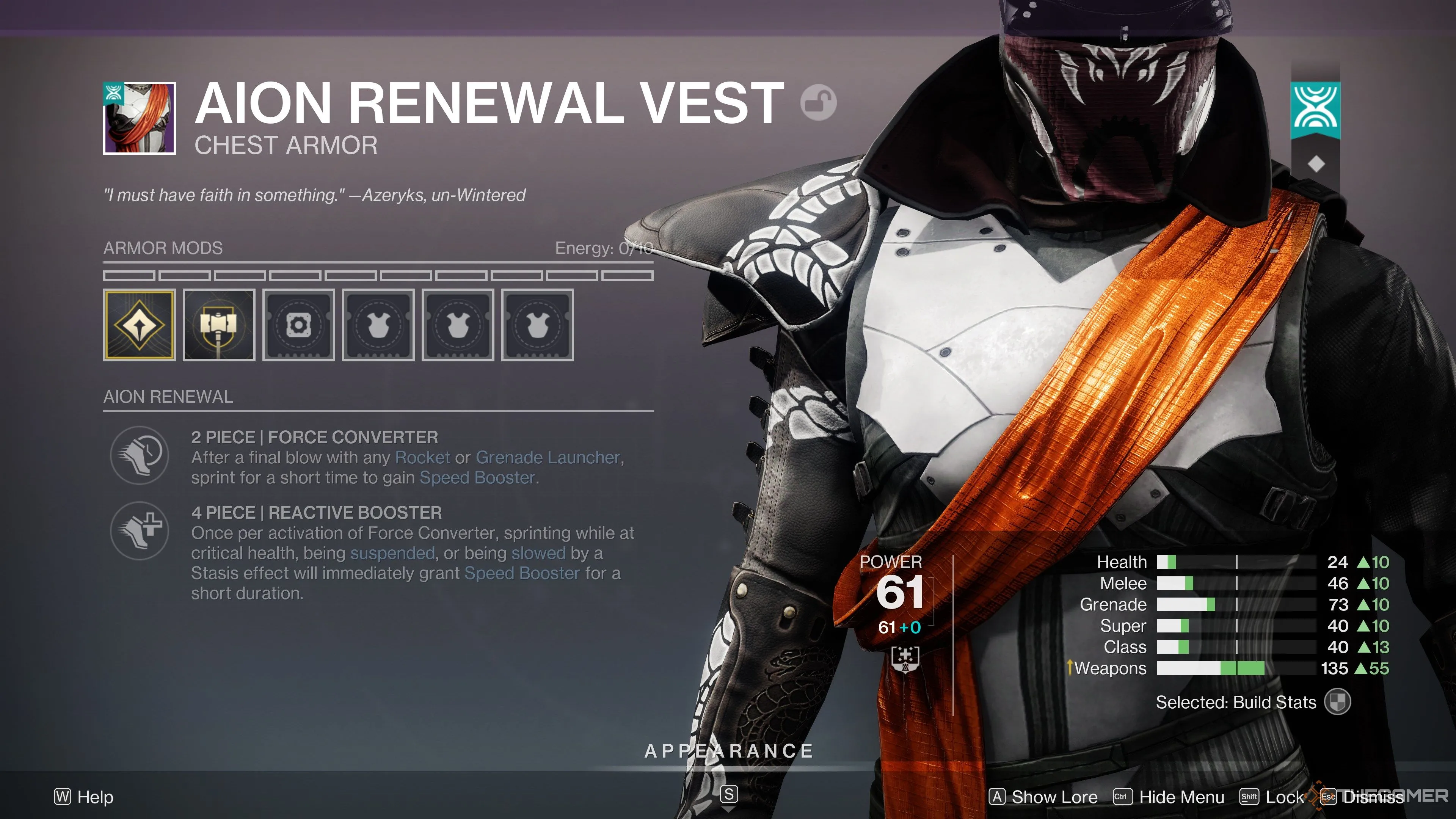 Destiny 2 Aion Chest Set