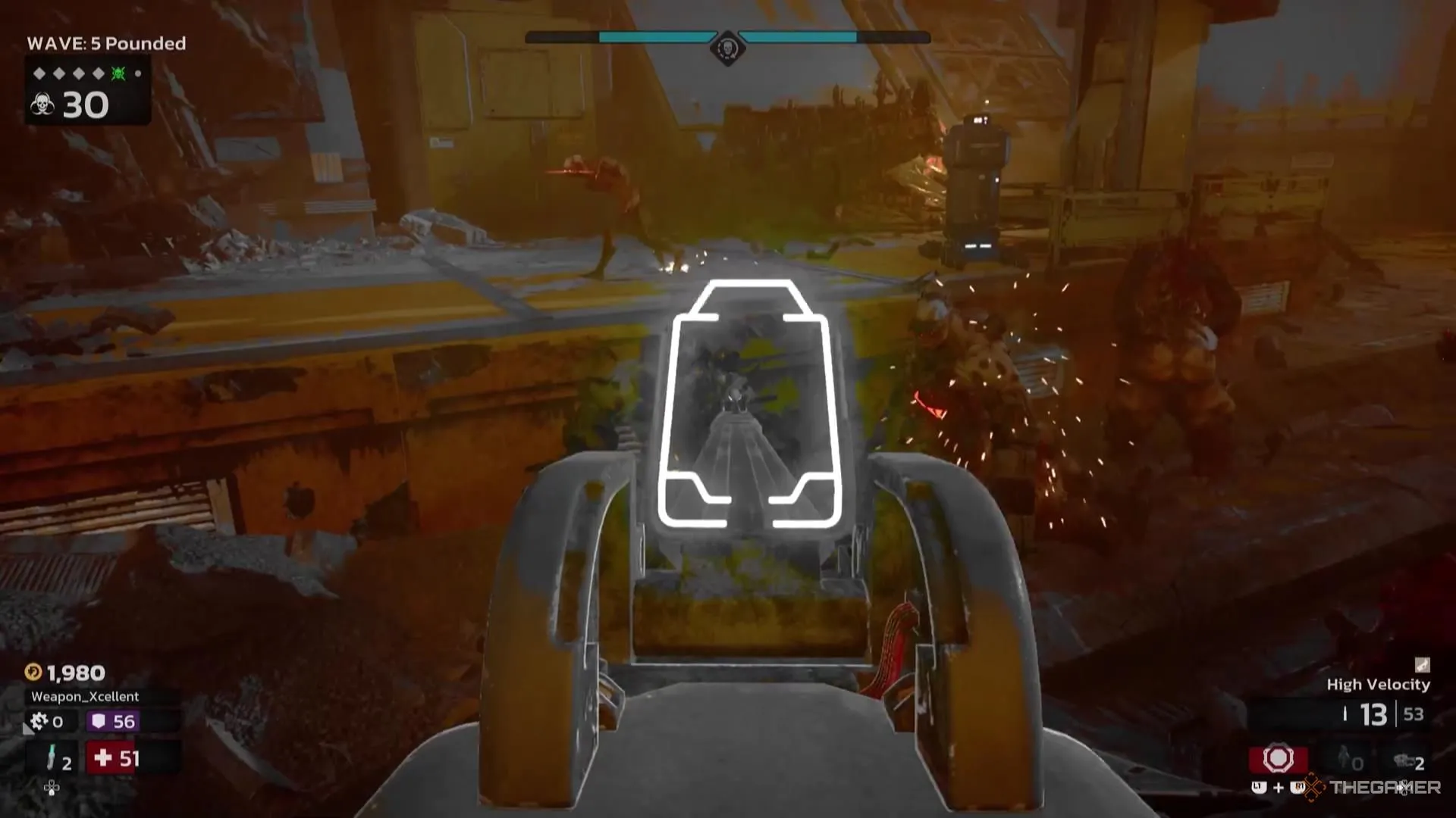 Game thủ đang sử dụng súng shotgun để tấn công lũ Zed trong Killing Floor 3, thể hiện hiệu quả của vũ khí giá rẻ.