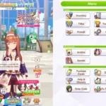 Giao diện dọc của Umamusume trên Steam hiển thị đầy đủ thông tin chi tiết về các chỉ số và nhật ký sự kiện, giúp game thủ dễ dàng theo dõi quá trình huấn luyện ngựa.
