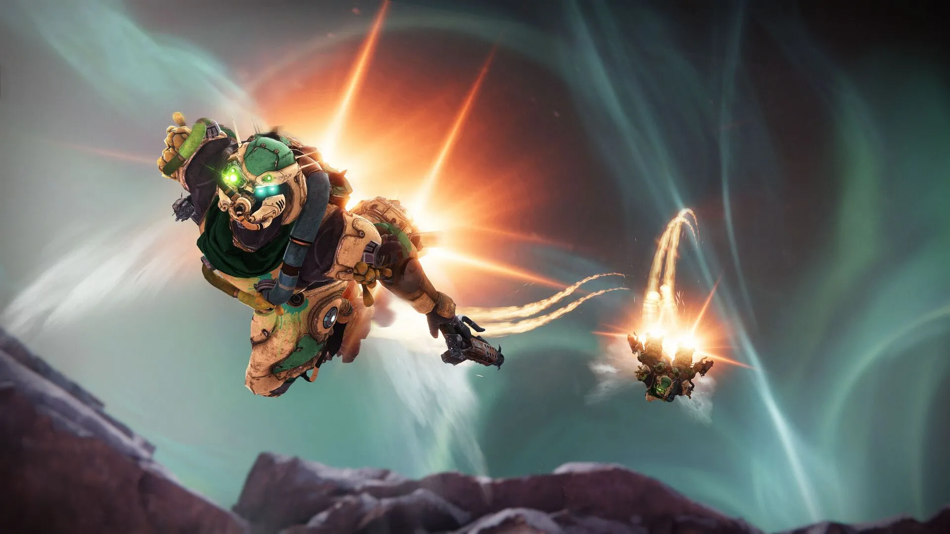 Hình ảnh từ The Edge of Fate, tượng trưng cho quá trình cày lên 450 Power Level khó khăn
