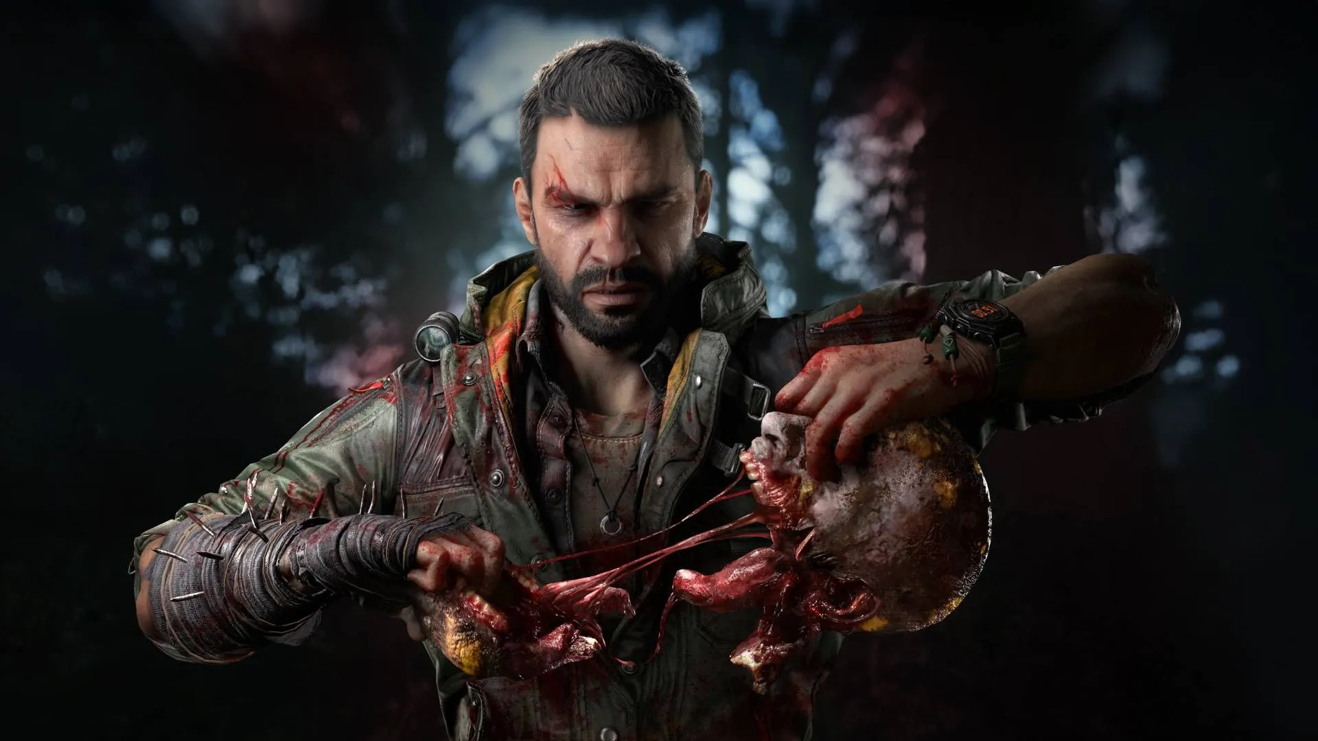 Kyle Crane thể hiện sức mạnh "Quái Vật" khi hạ gục zombie trong Dying Light The Beast