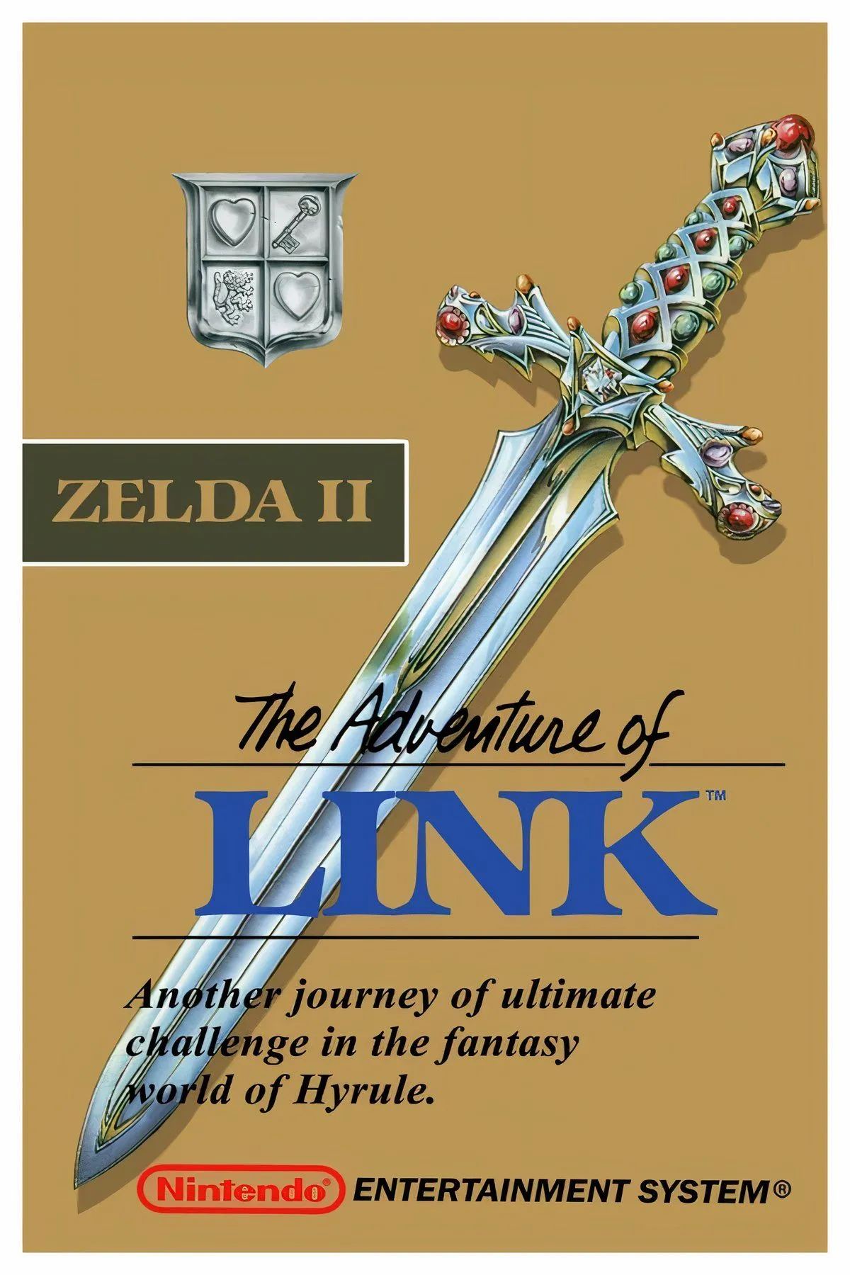 Link chiến đấu trong Zelda 2: The Adventure of Link với góc nhìn side-scrolling độc đáo