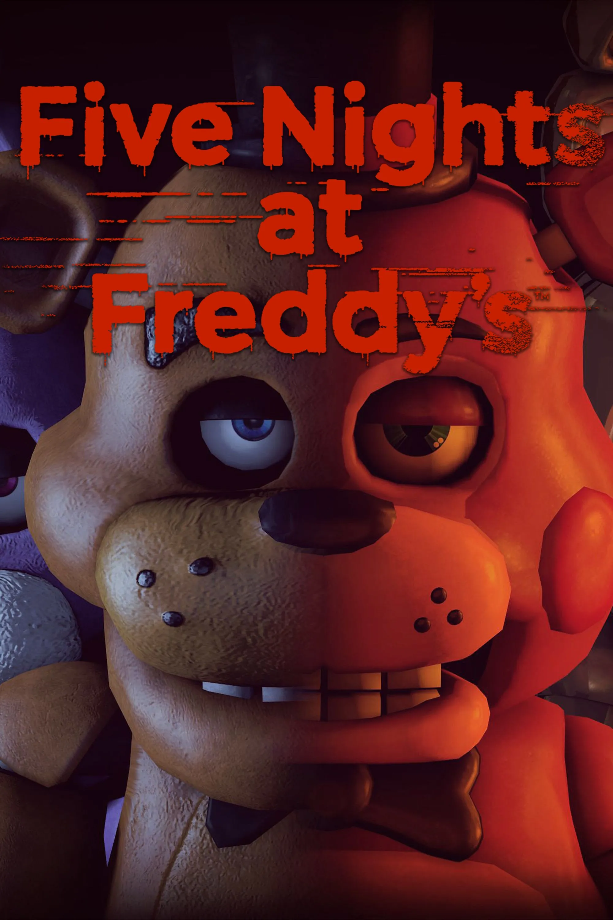Logo và hình ảnh đại diện của thương hiệu game kinh dị đình đám Five Nights at Freddy's, tượng đài của dòng game point-and-click và sinh tồn.