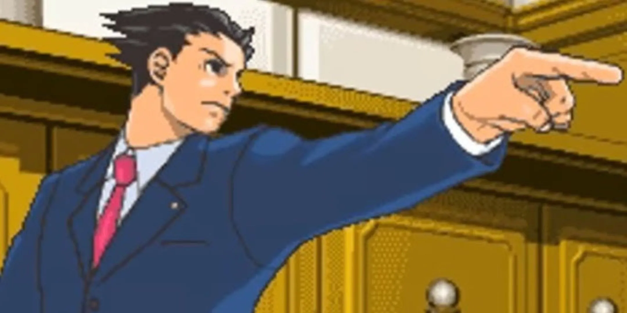 Luật sư Phoenix Wright trong trò chơi Ace Attorney trên Nintendo DS