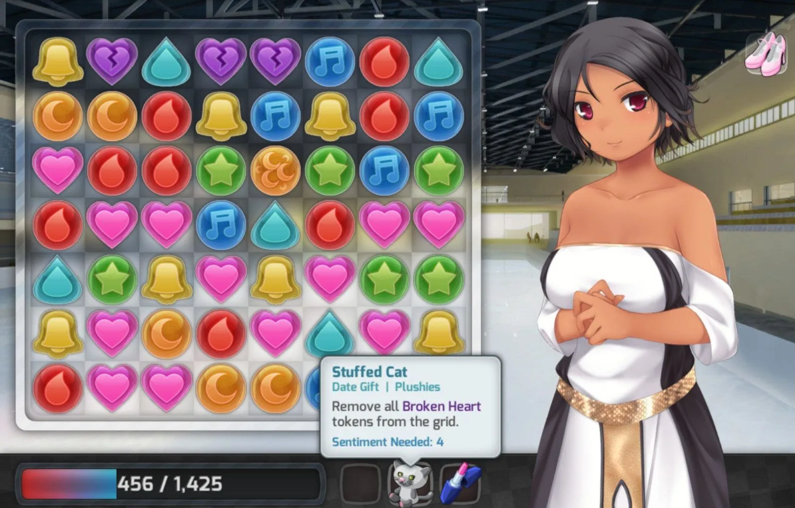 Màn chơi game giải đố minh họa liên quan đến nội dung người lớn trên nền tảng Steam