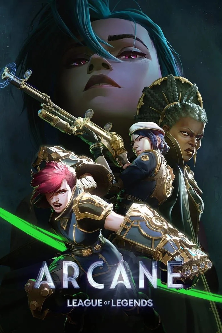 Poster chính thức của Arcane - Series hoạt hình nổi tiếng với cộng đồng fandom mạnh mẽ