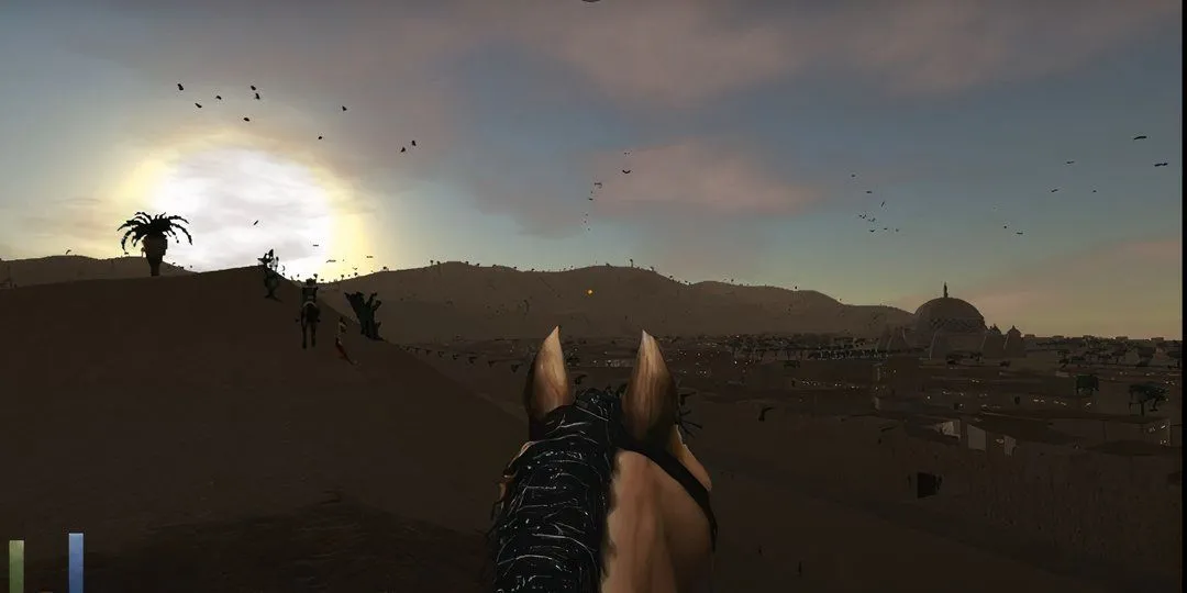 Quang cảnh nhìn từ Sentinel trong Daggerfall
