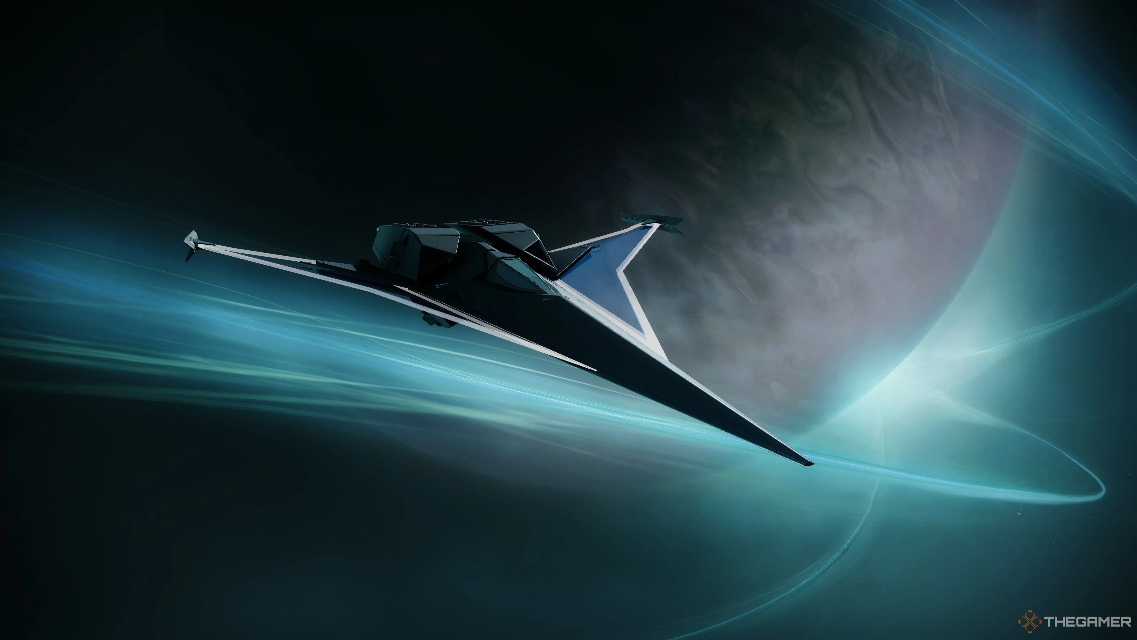 Tàu không gian của người chơi Destiny 2 bay quanh hành tinh Kepler, chuẩn bị cho nhiệm vụ tăng Power