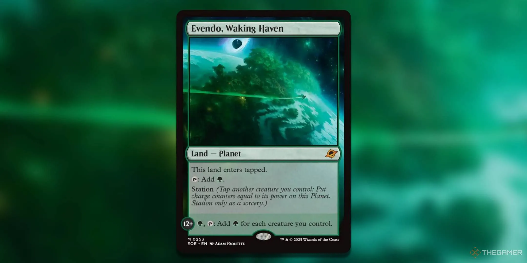 Thẻ bài đất Evendo Waking Haven trong Magic The Gathering