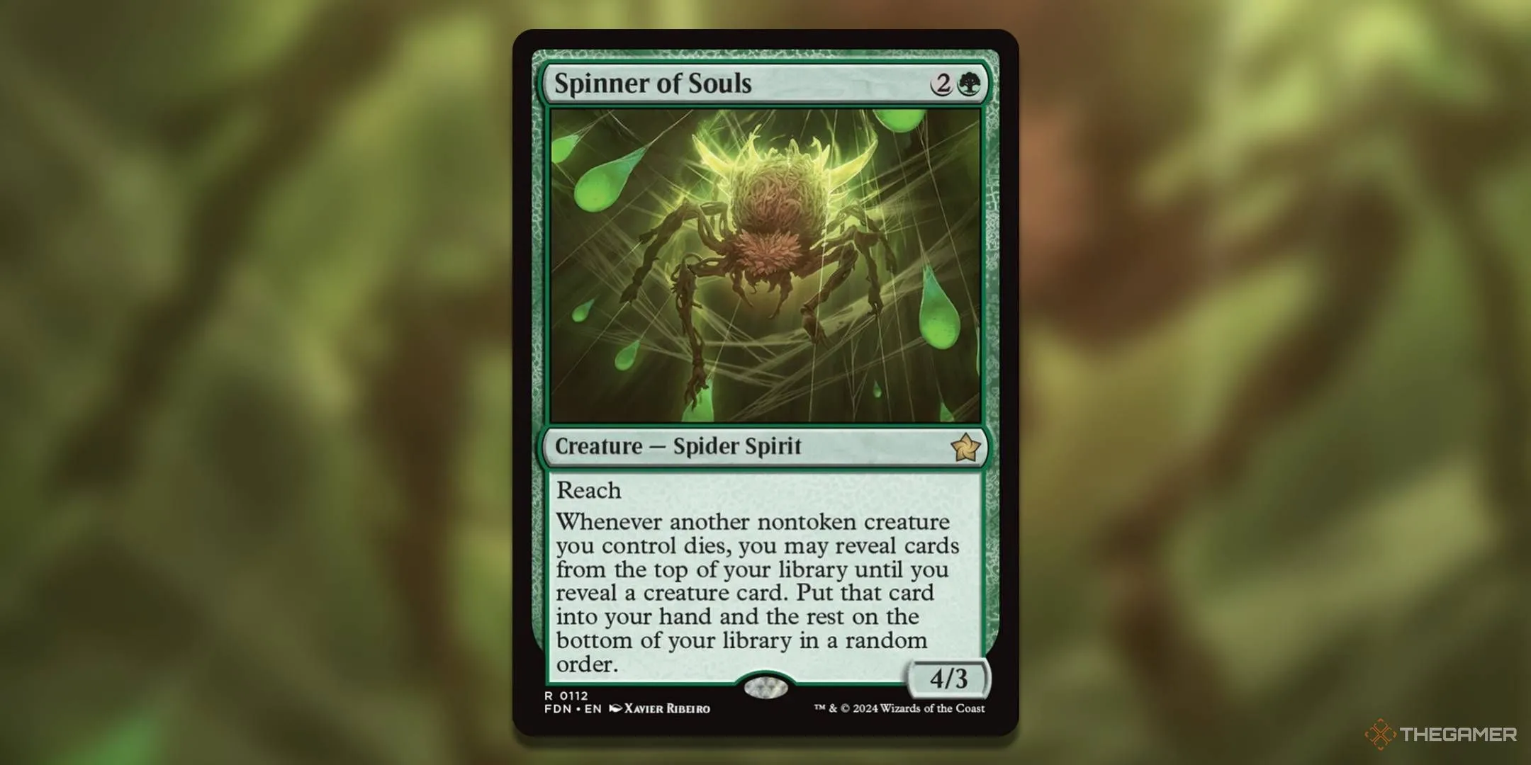 Thẻ bài sinh vật Spinner of Souls tái tạo lực lượng trong MTG