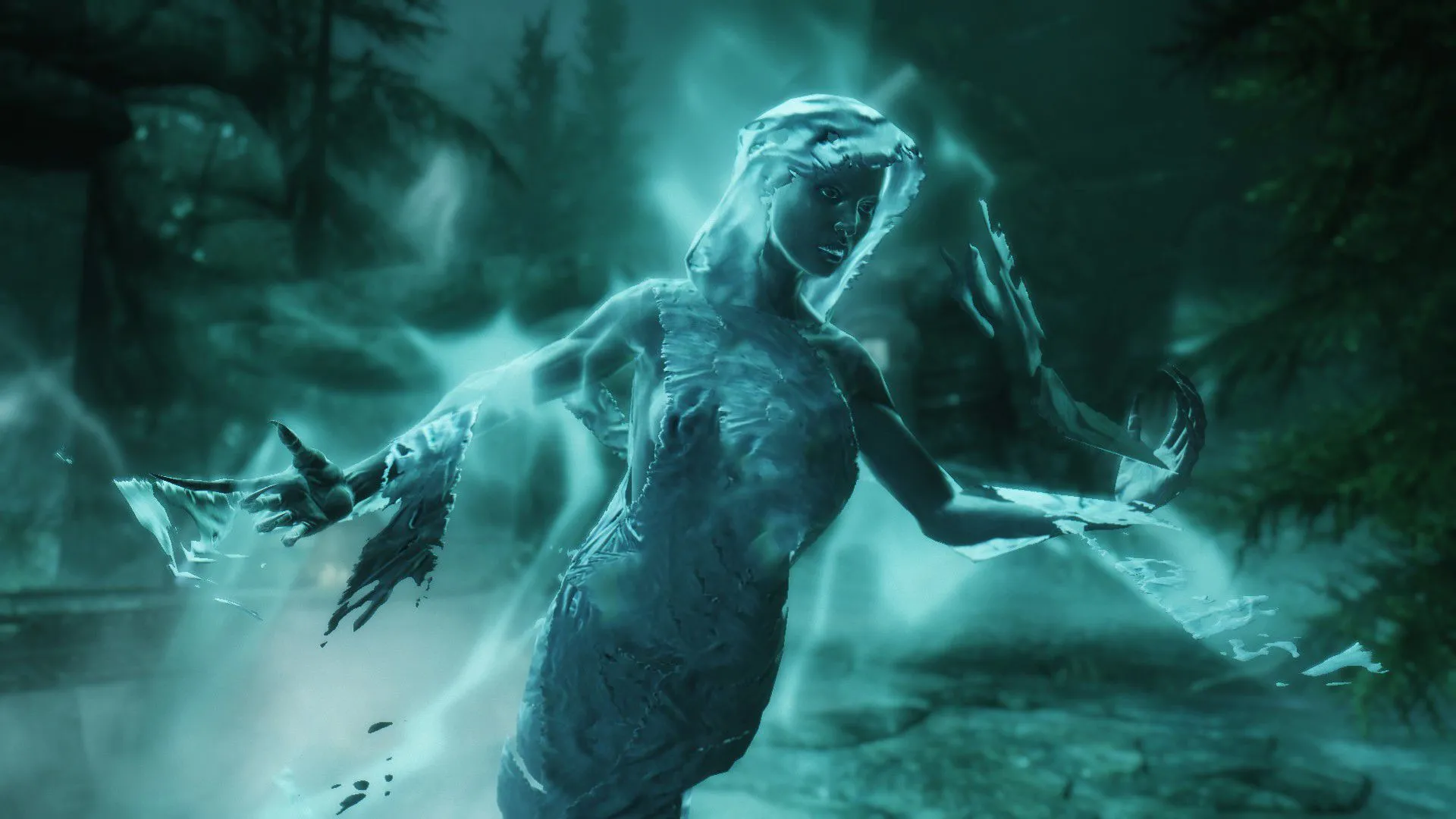 The Pale Lady, một linh hồn ma quái tại hầm mộ Frostmere Crypt, là trung tâm của nhiệm vụ The Pale Lady trong Skyrim.
