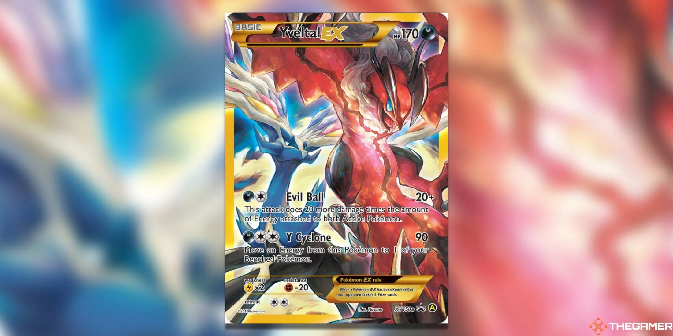 Thẻ Yveltal EX Alternate Art Promo của Pokemon TCG.