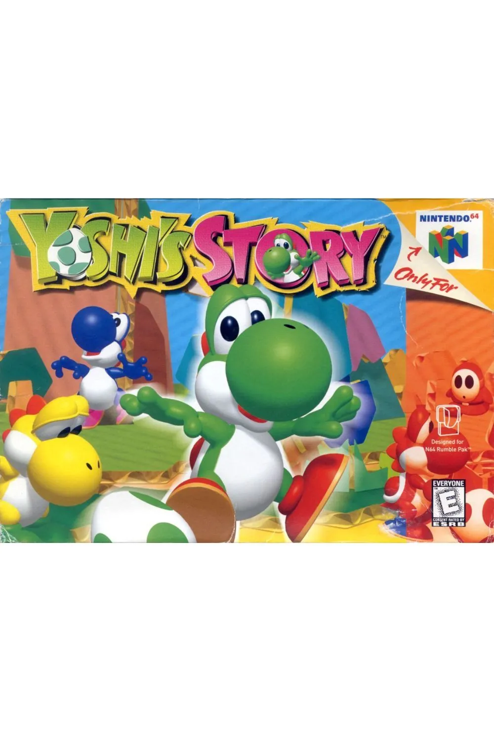 Yoshi's Story - Đồ họa như truyện tranh và gameplay platformer đầy màu sắc