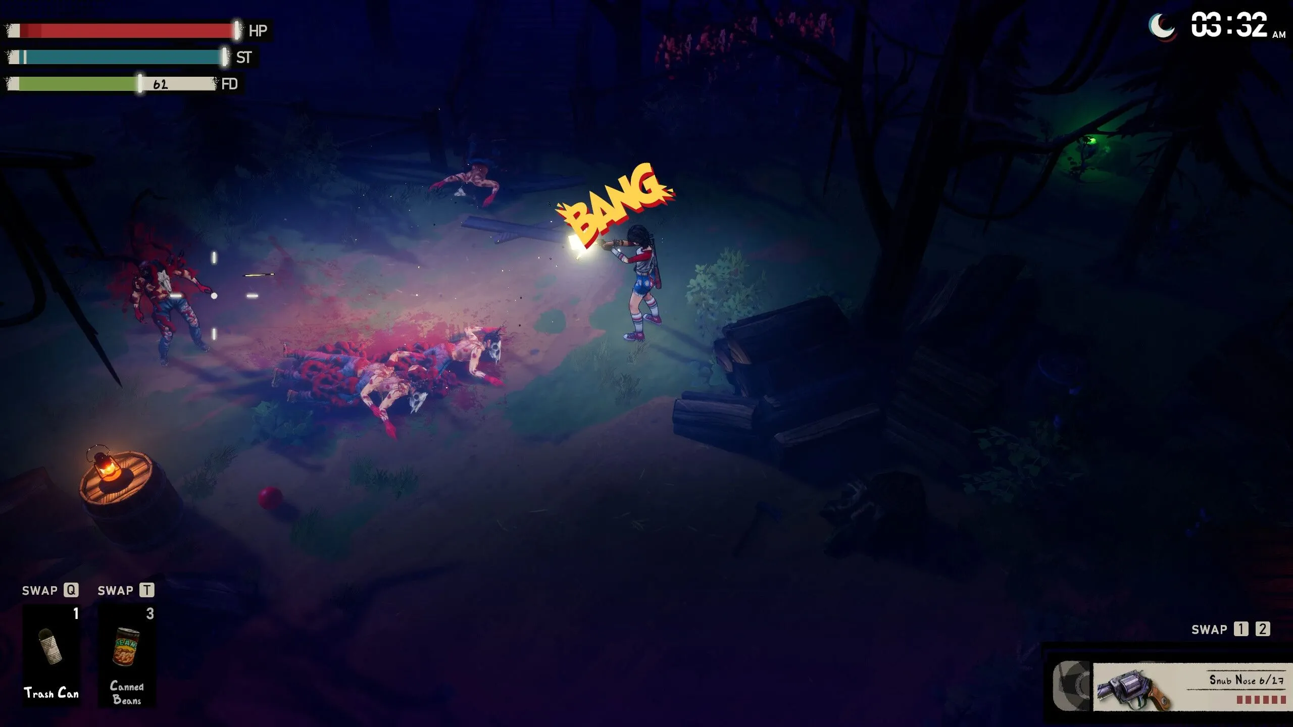 Cảnh chơi I Hate This Place: khám phá, loot và craft trong môi trường sinh tồn