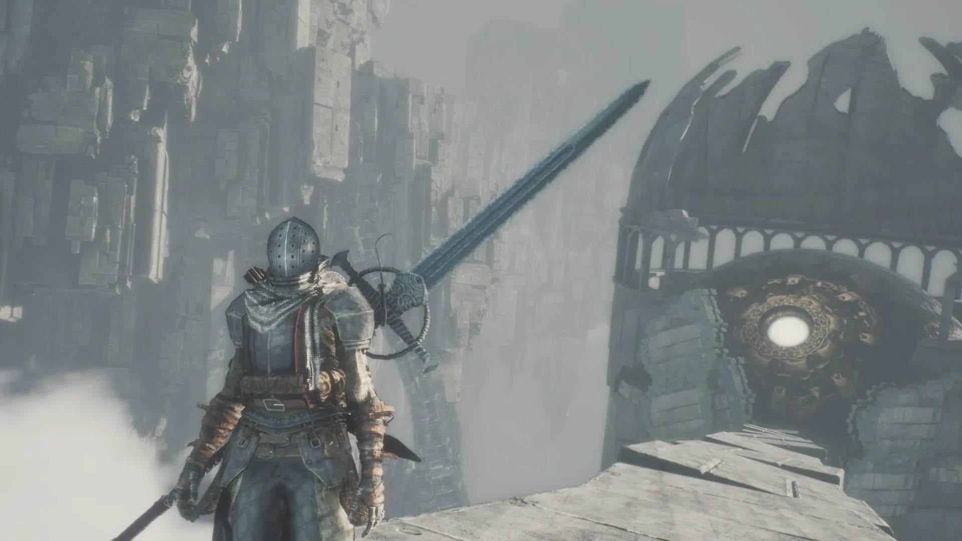 Cảnh nghệ thuật của Bleak Faith: Forsaken với địa hình bí ẩn