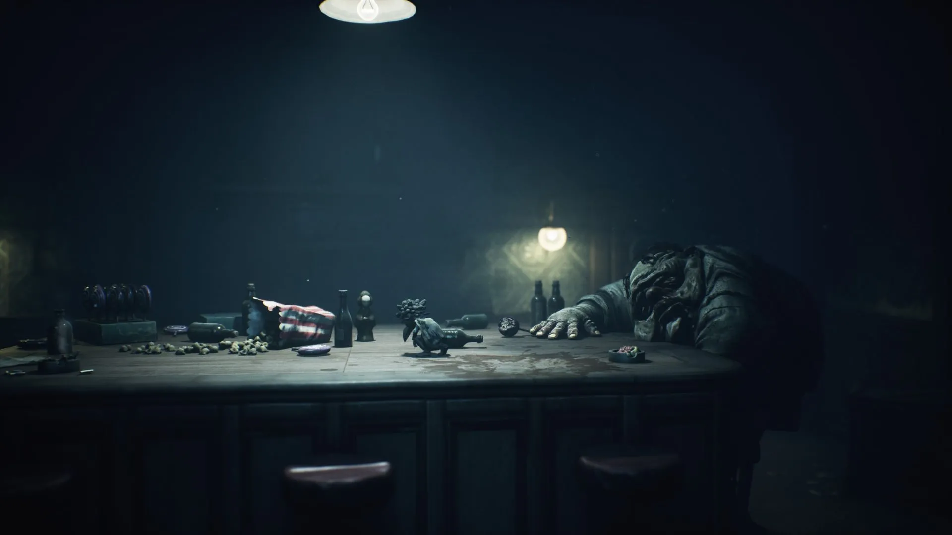 Cảnh trong game thể hiện thiết kế môi trường giàu chi tiết và gợi câu chuyện