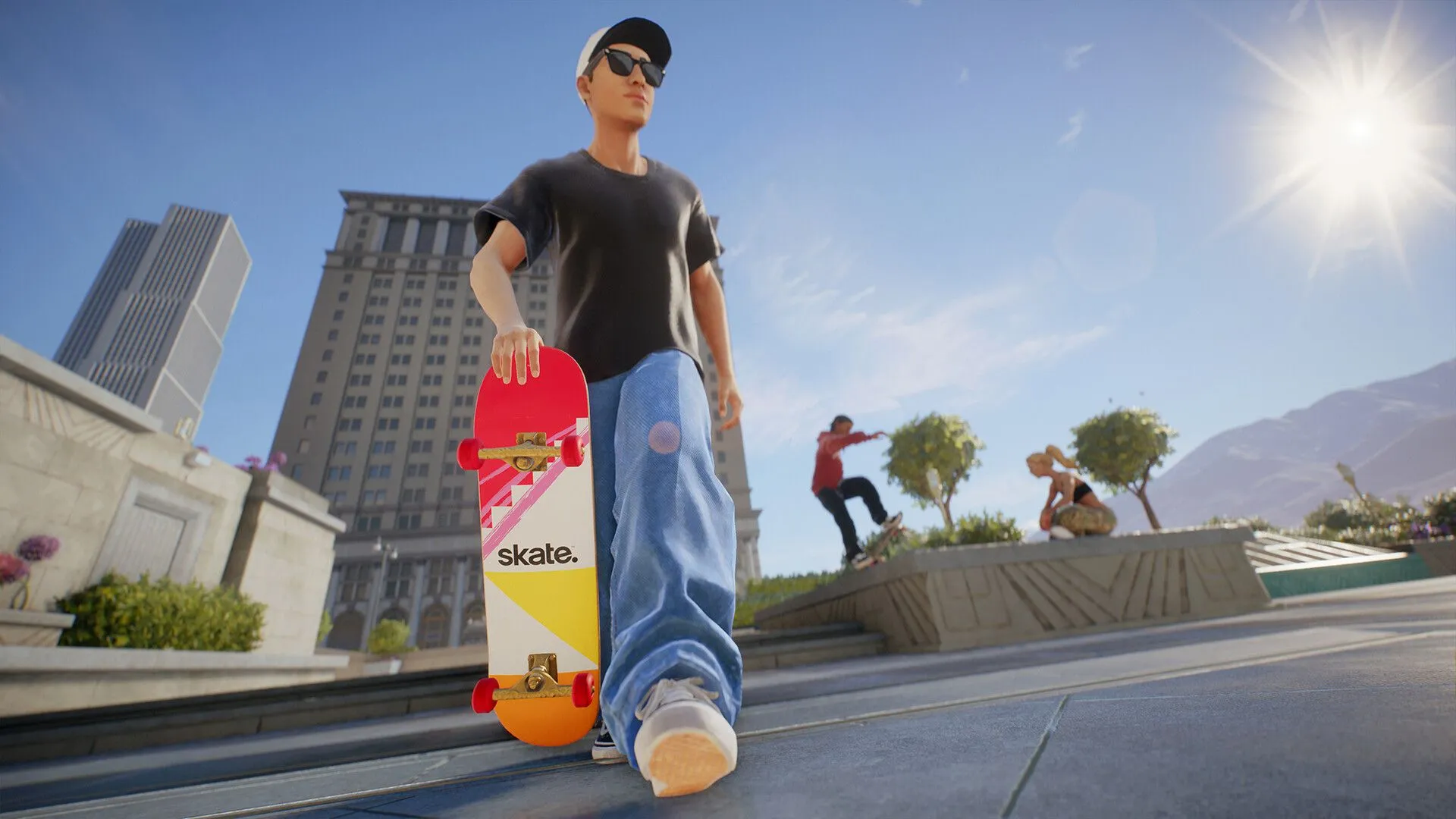 Cảnh trượt ván trong Skate Early Access thể hiện đồ họa và gameplay chính của trò chơi