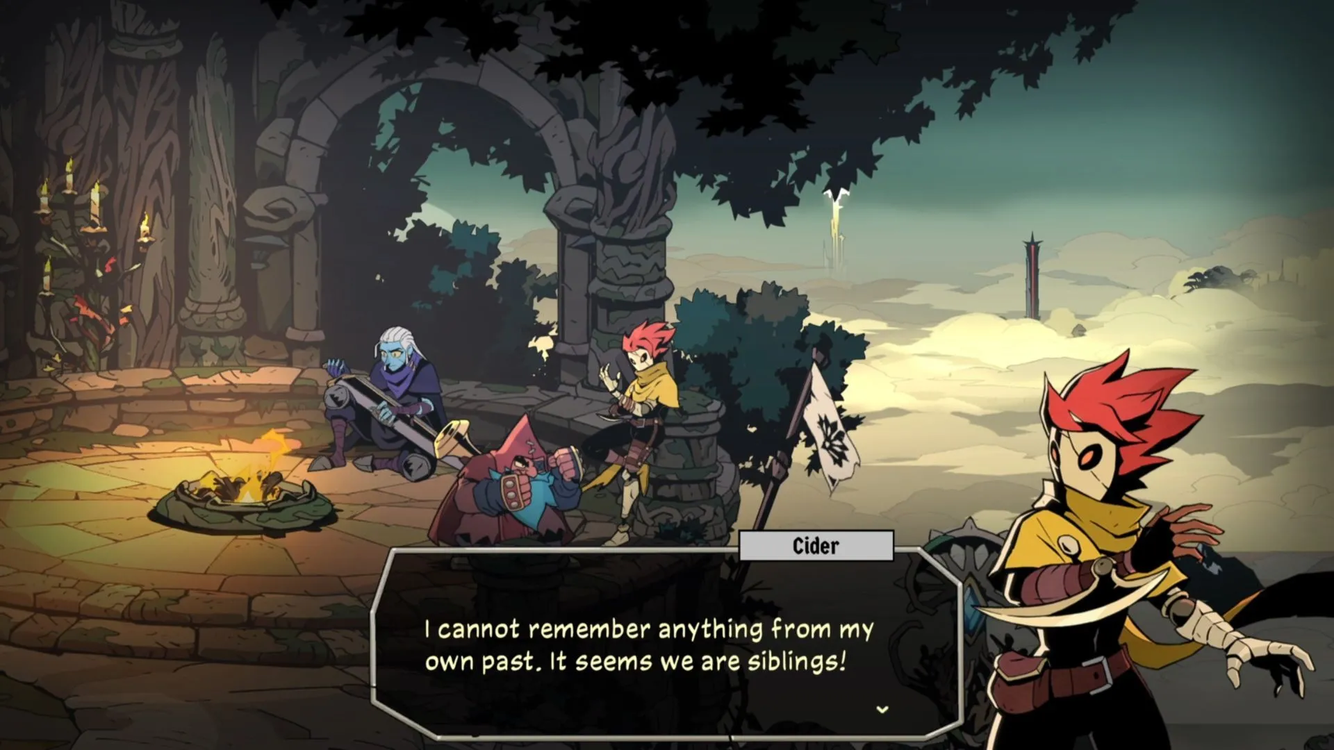 Cider lần đầu gặp trên đường chính trong Absolum