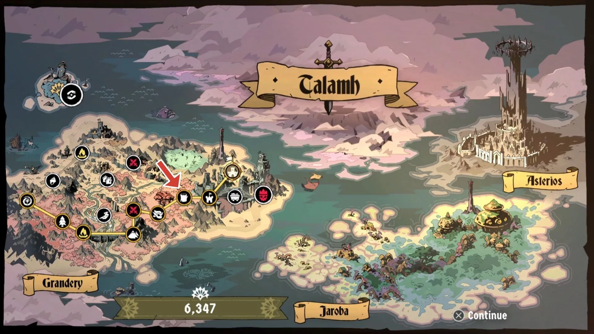 Cider xuất hiện tại Sanctuary sau khi được mở khóa trong Absolum