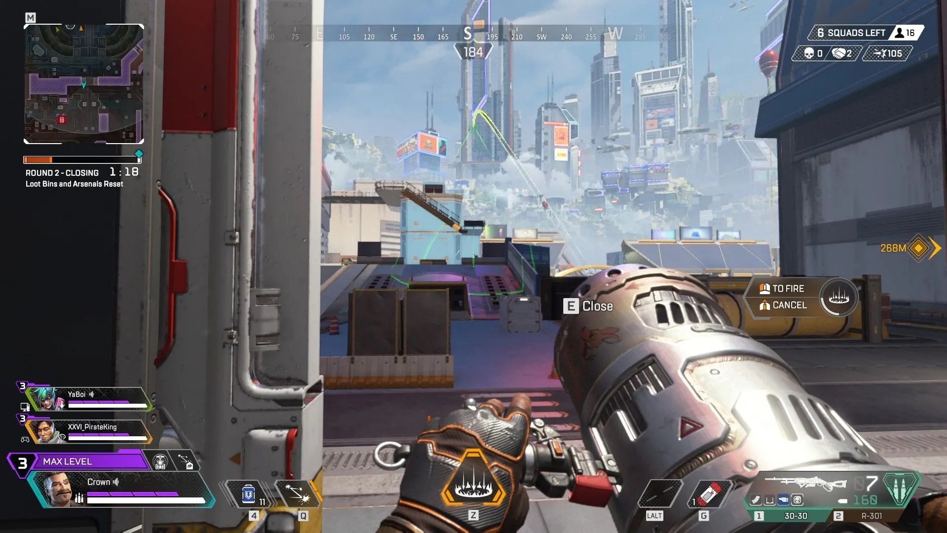 Fuse kích hoạt The Motherlode, vòng lửa phong tỏa khu vực trong Apex Legends