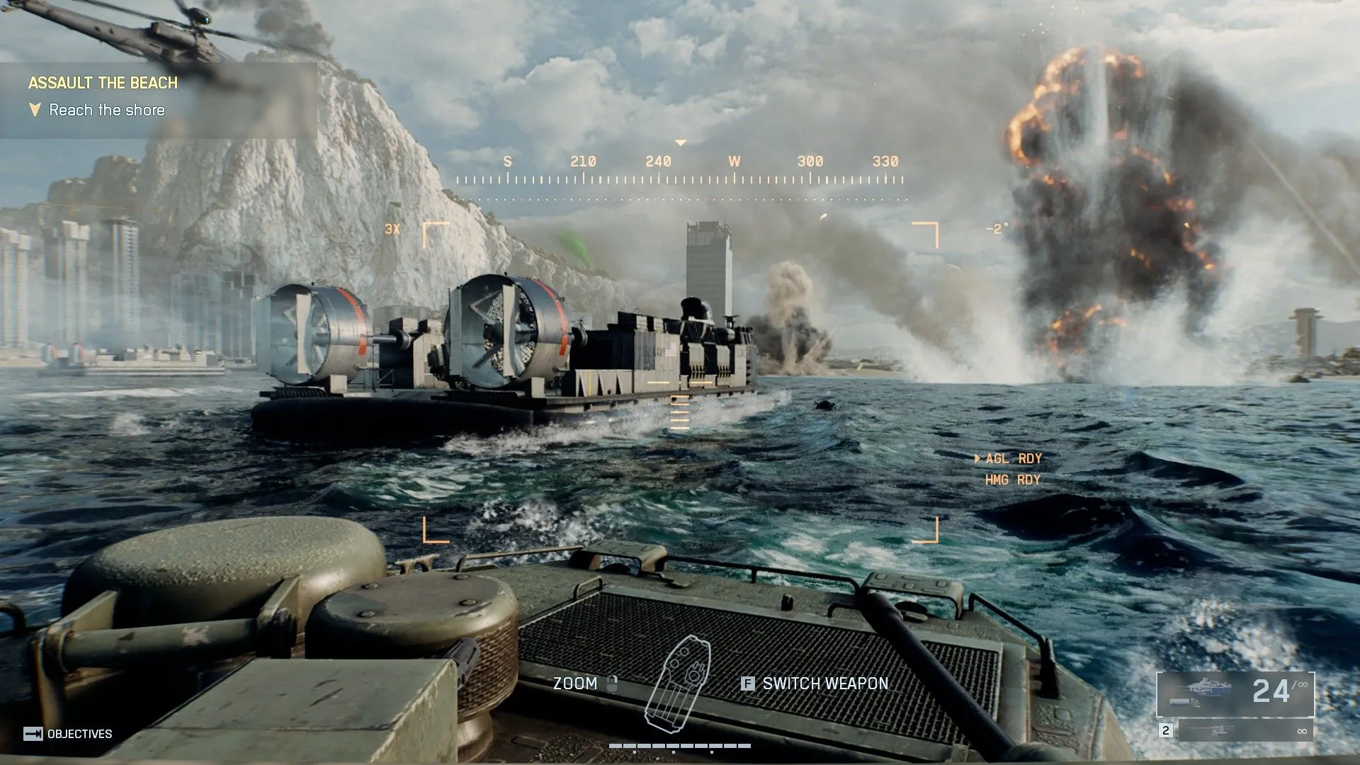 Ghế phụ trên xe tăng với RWS giúp hỗ trợ đồng đội hiệu quả