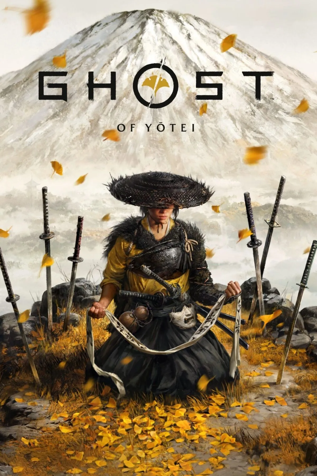 Ghost of Yotei cover art - ảnh bìa game và không khí thế giới Yotei