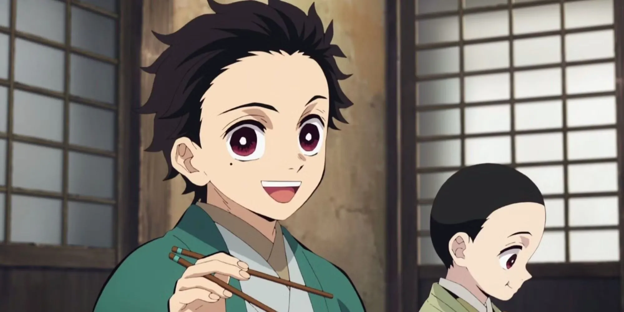 Gia đình Kamado chia sẻ cơm với lữ khách giữa tuyết, bộc lộ lòng nhân hậu