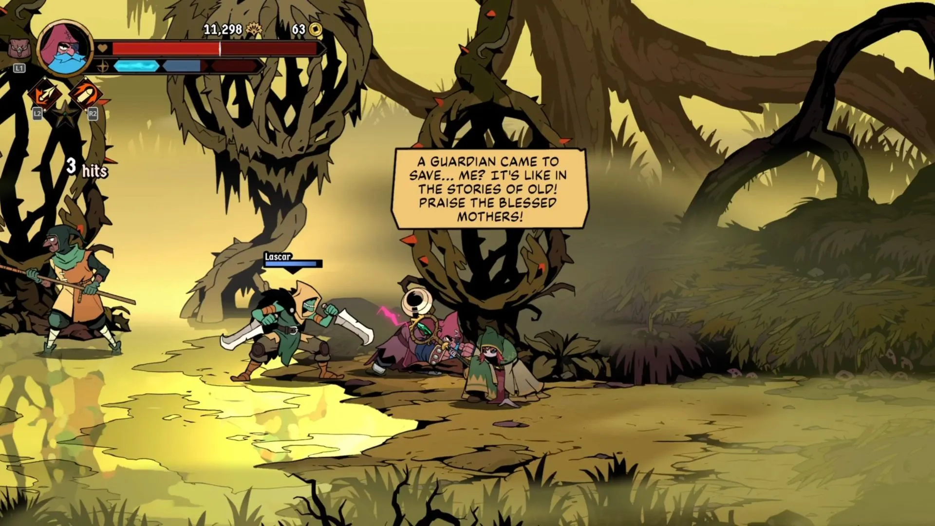 Giải cứu Vikhanna the Joyful khỏi dây leo để đánh dấu vị trí Brome