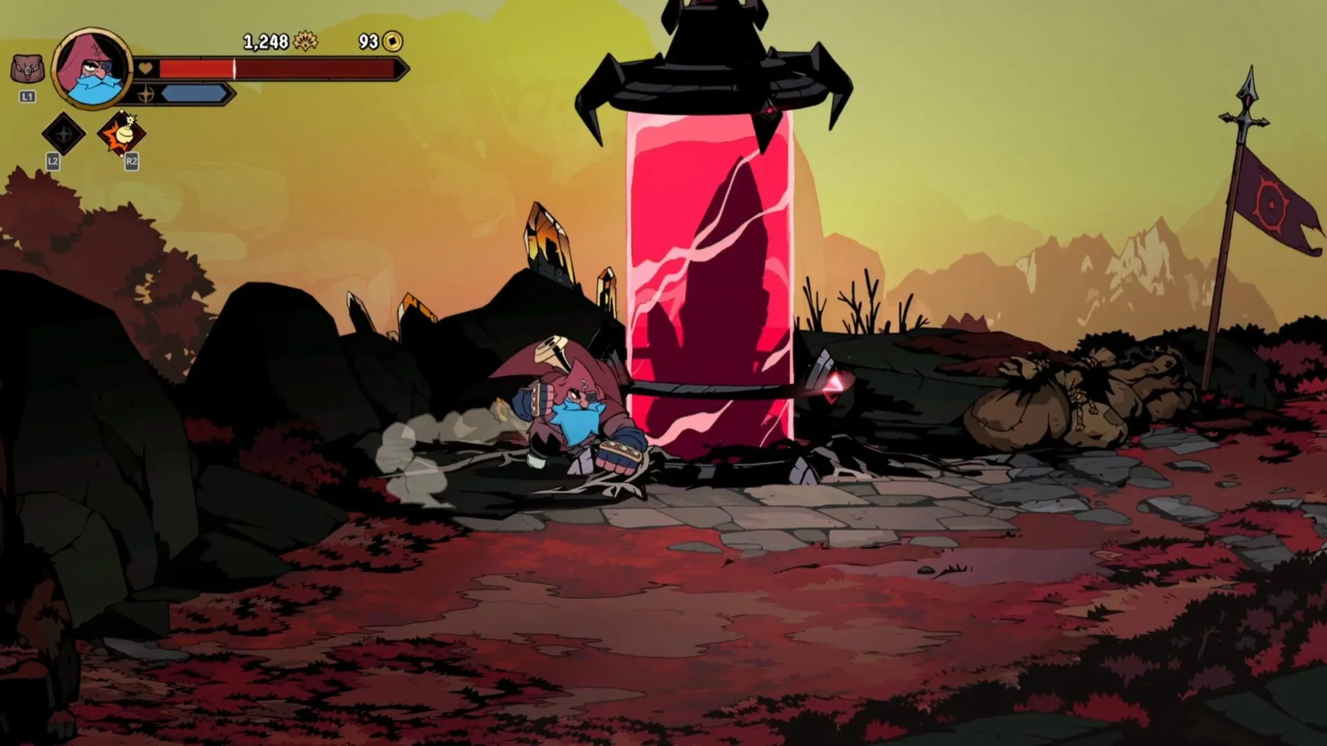 Giggling Forest nơi mở Ritual of Wind, đi theo lối đông từ đầu map