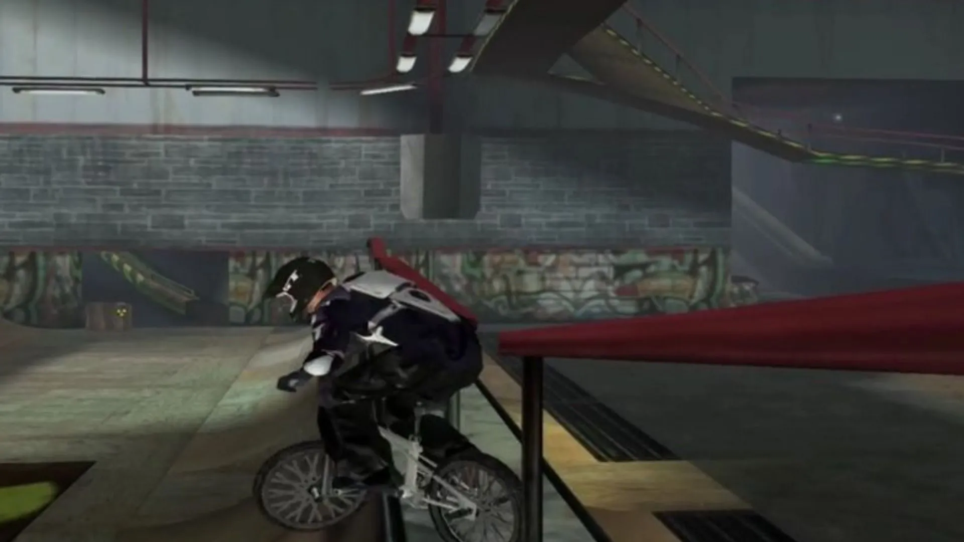 Gravity Games Bike: Street, Vert, Dirt trên PS2 - physics lỗi và trải nghiệm trick khó chịu