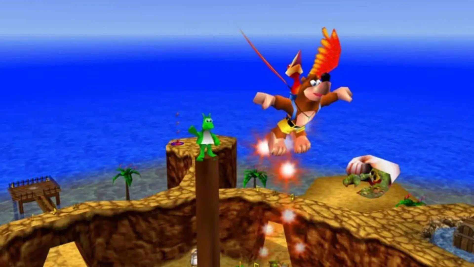 Hình ảnh Banjo-Kazooie trên N64, platform kinh điển với đồ họa và thiết kế sinh động