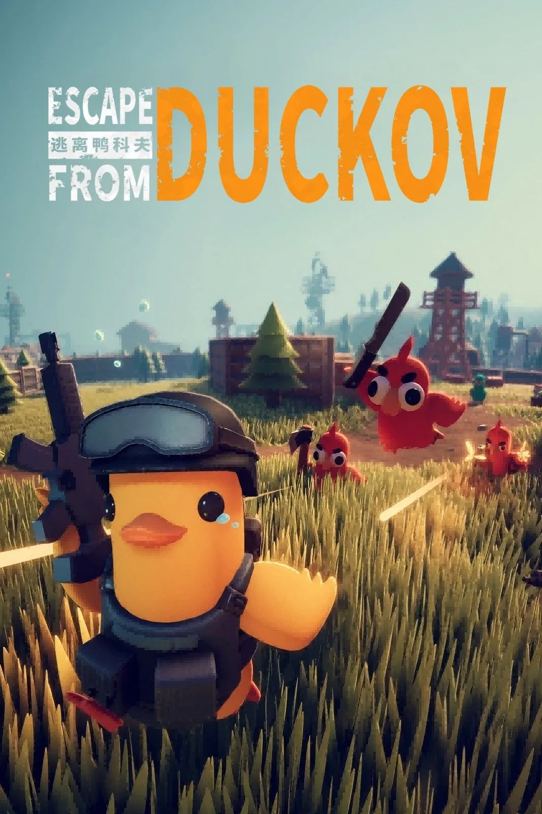Hình ảnh đại diện Escape from Duckov thể hiện phong cách đồ họa low-poly và tính hài hước của game
