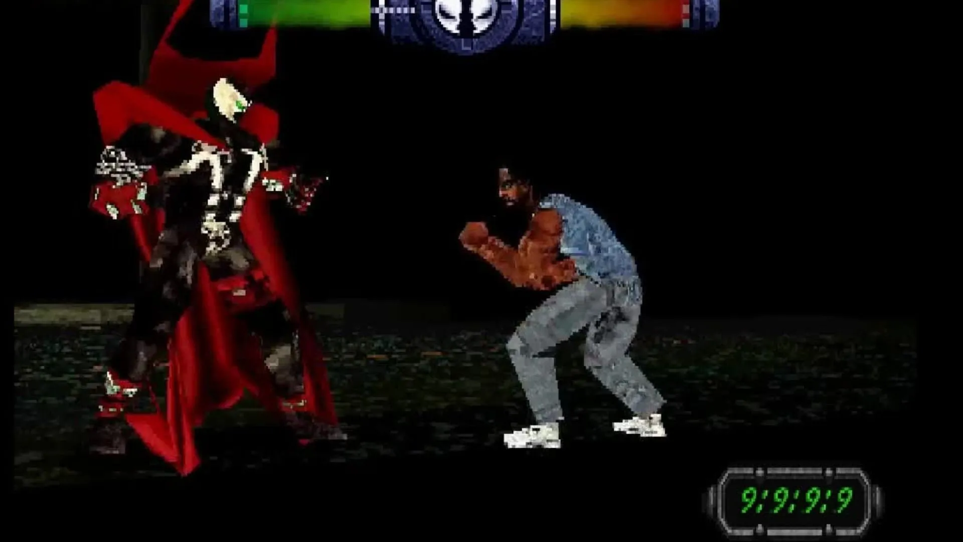 Hình ảnh game Spawn: The Eternal với tông màu tối và thiết kế yếu