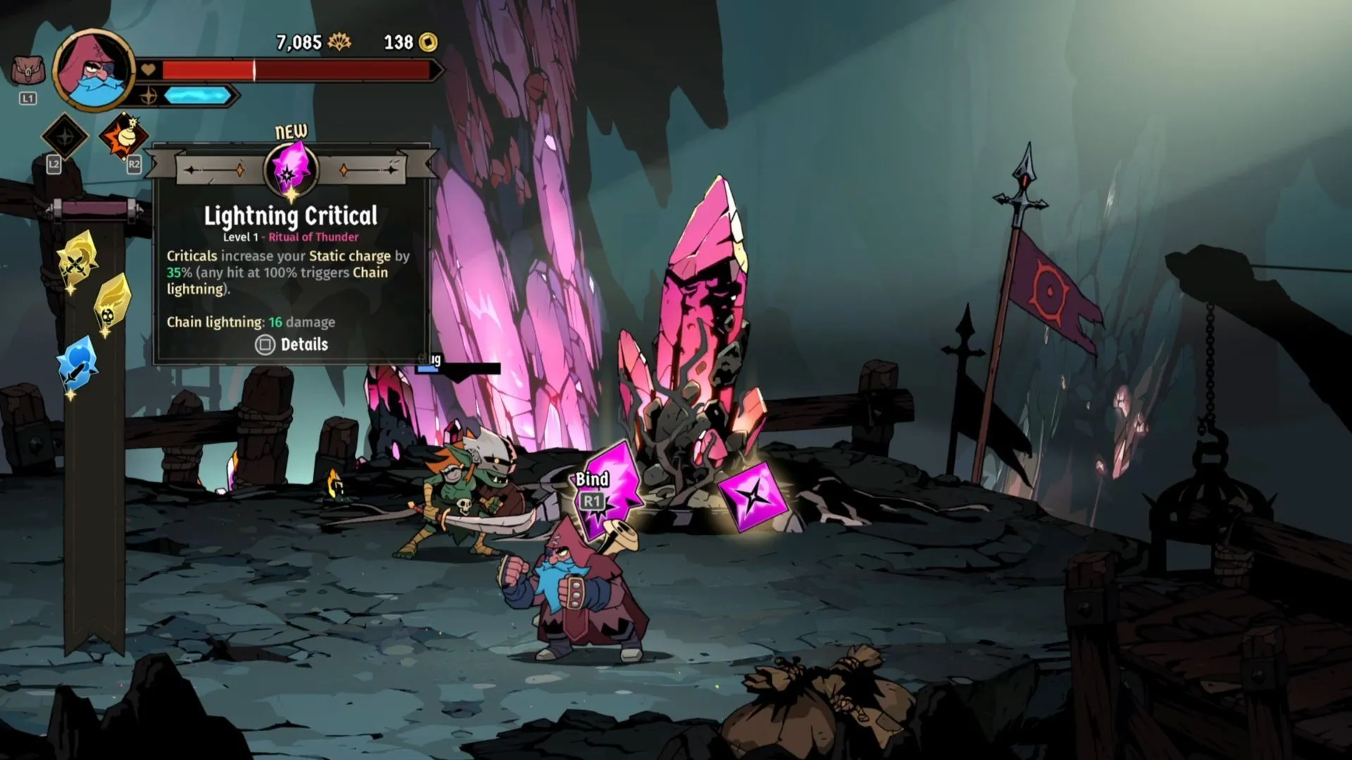 Hình minh họa Rituals trong Absolum giúp tăng sức mạnh tạm thời khi chạy