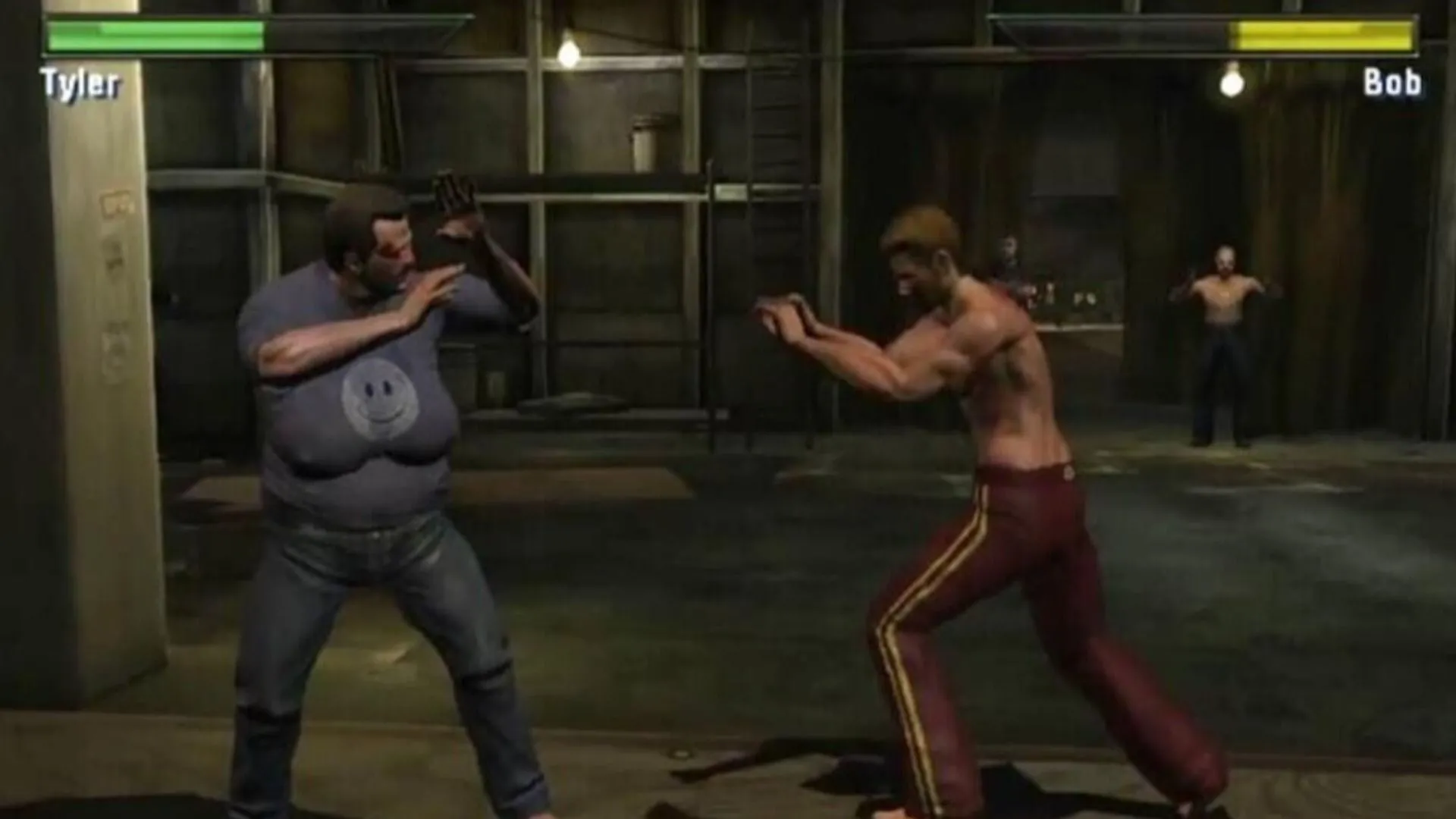 Hình quảng cáo Fight Club game - gameplay đấm nhau thiếu chiều sâu trên PS2/Xbox