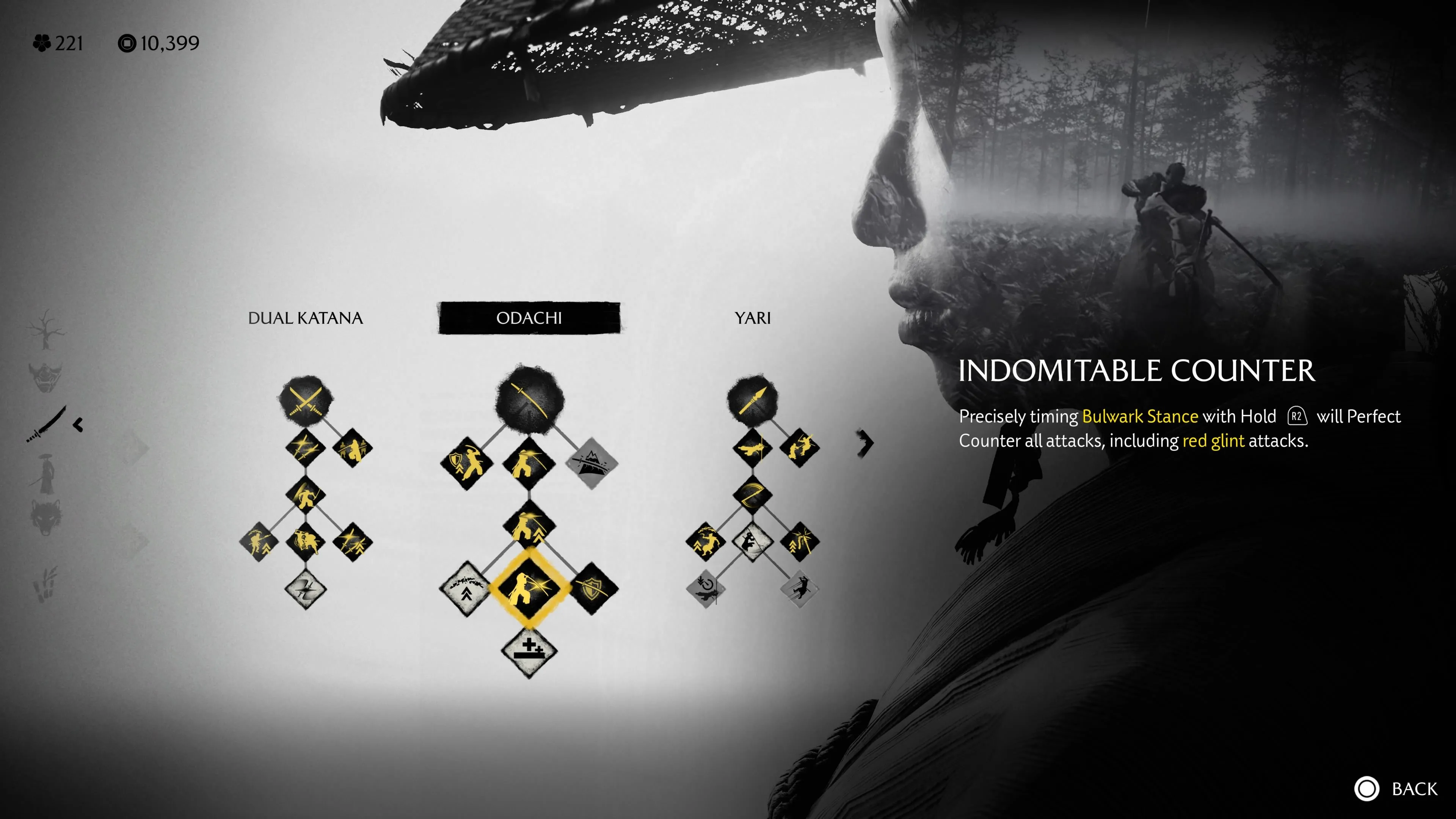 Indomitable Counter - phản công Odachi trong Ghost of Yotei