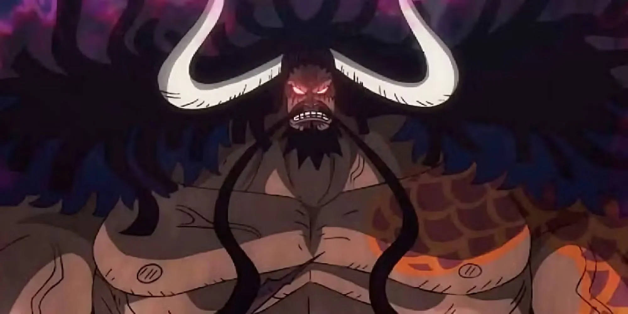 Kaido cùng Beast Pirates, nhấn mạnh khả năng Zoan và SMILE của băng