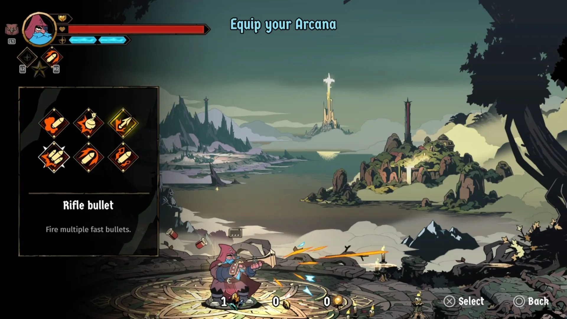 Karl bắn Rifle Bullet trong Absolum, Arcana tầm xa giúp kiểm soát đám đông