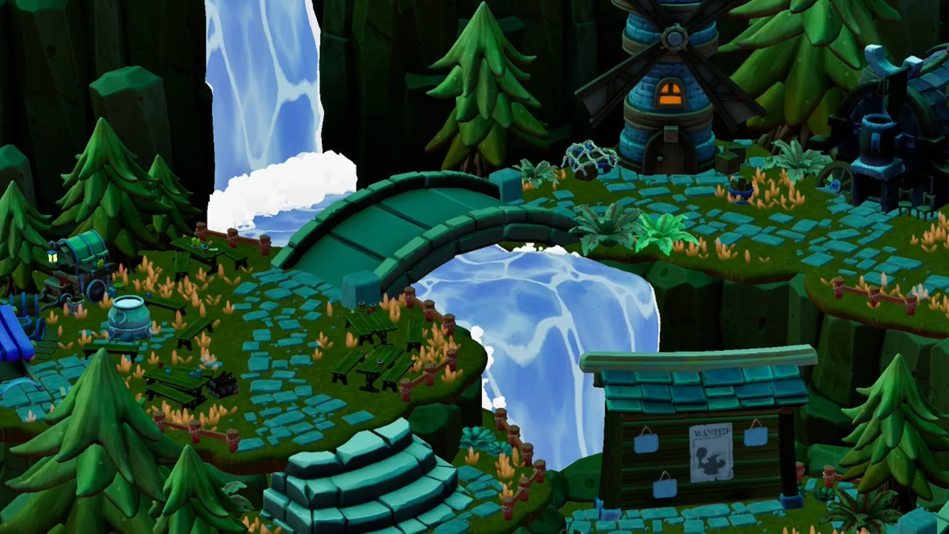 Khu Tangle mô phỏng nhiều thế giới Nick trong Dice of Destiny