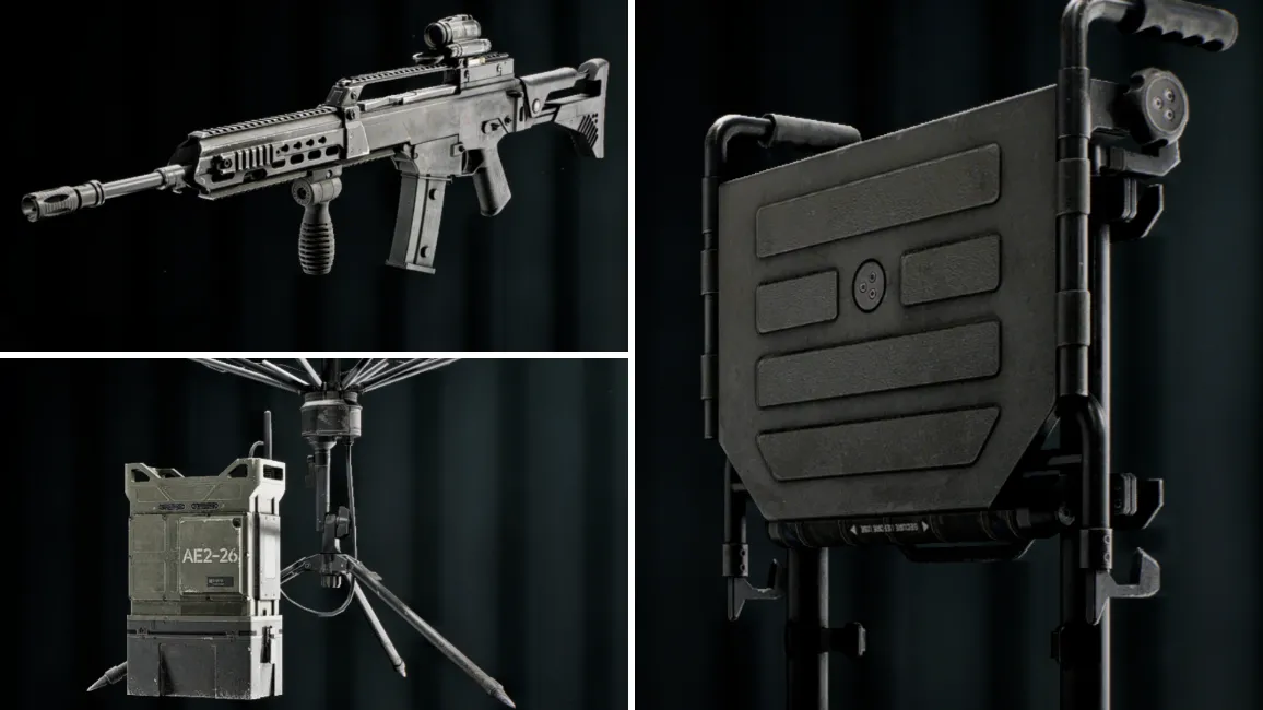 Loadout Assault cân bằng: rifle, ladder, beacon và sledgehammer