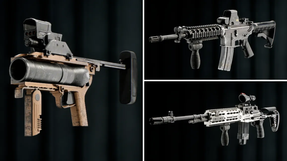 Loadout đa năng: AR + DMR kèm M320A1 cho tầm gần và tầm xa