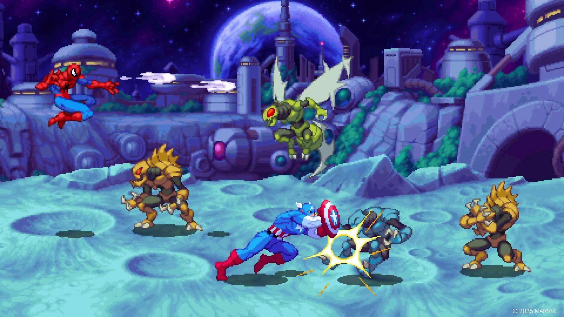 MARVEL Cosmic Invasion: beat 'em up co-op nhiều nhân vật Marvel và stage đặc trưng như New York