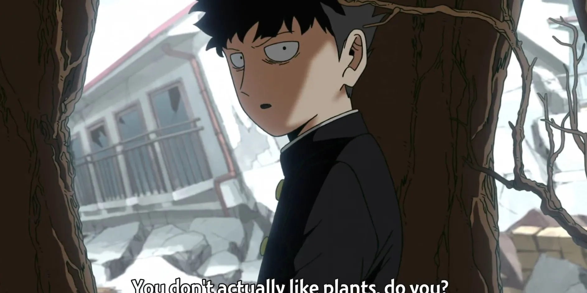 Mob đối mặt với tiềm thức, mỗi lời thì thầm như dao mài vào tự ti