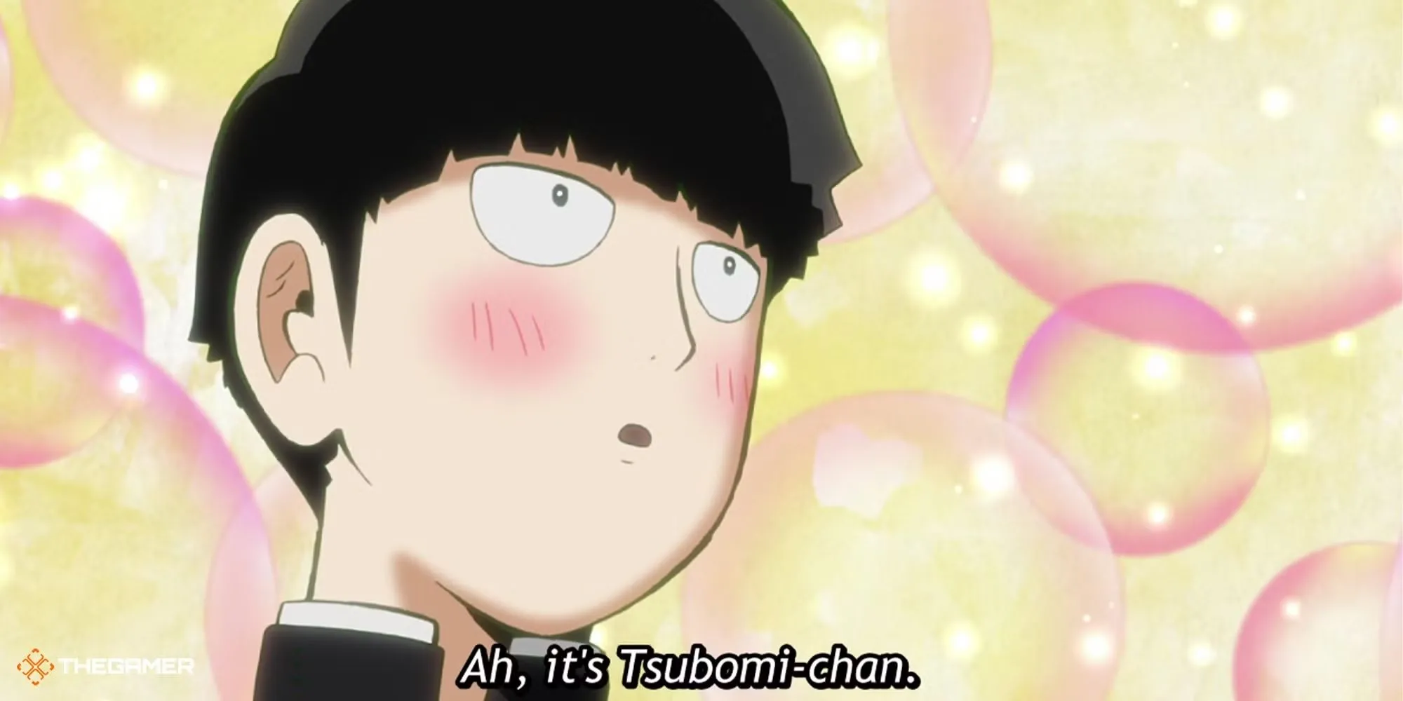 Mob trong trạng thái căng thẳng nội tâm, poster anime liên quan tới cảm xúc và năng lực siêu nhiên