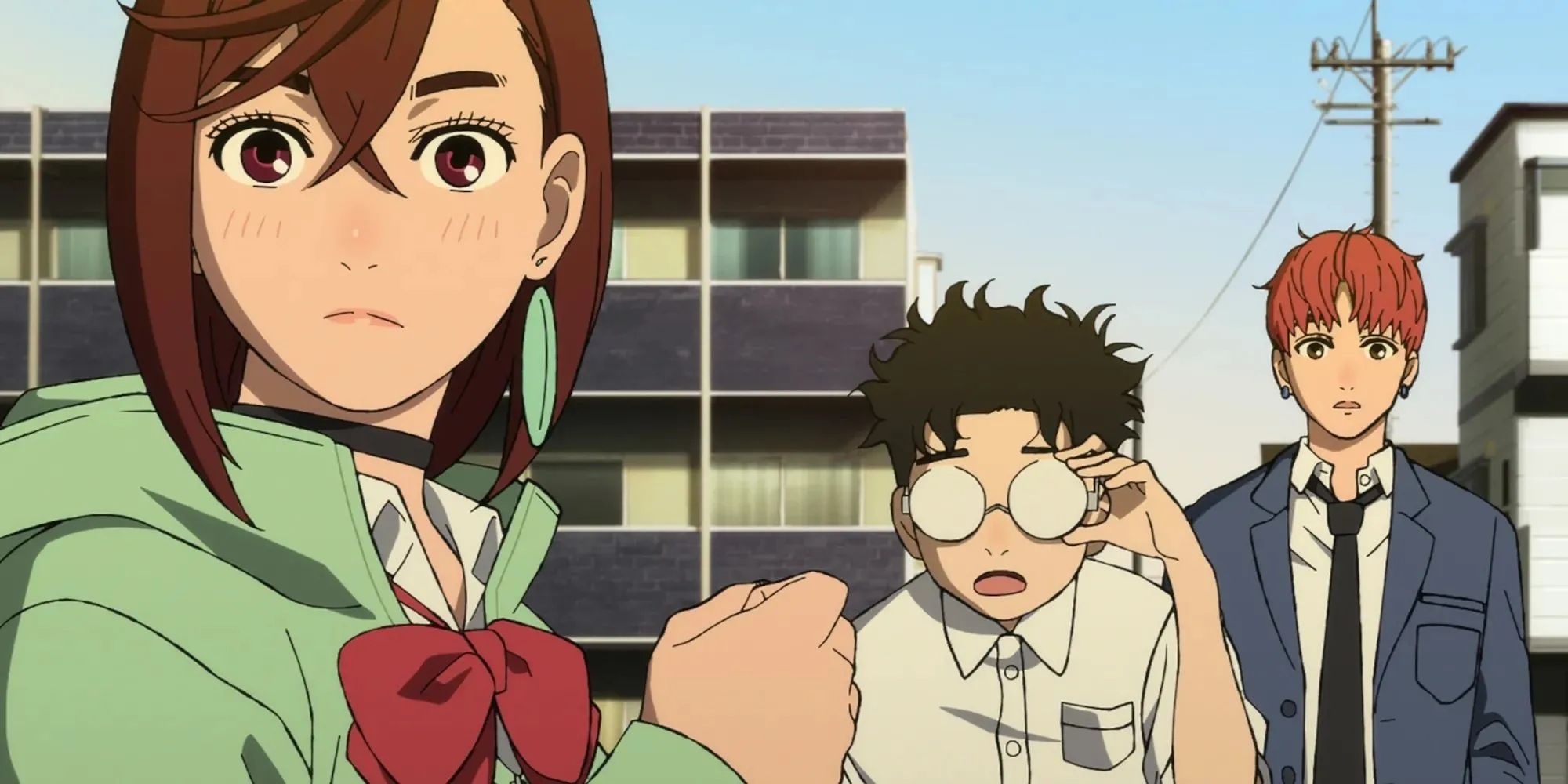 Momo và Okarun trong nhiều khoảnh khắc đối thoại chân thực và hài hước